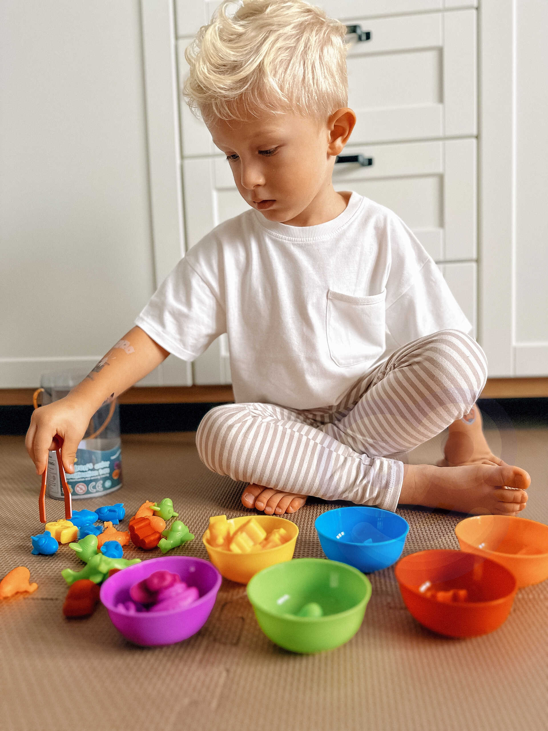 WOOPIE Montessori Educational Game Color Sorter Vehicles 44 pcs. - Slika 2