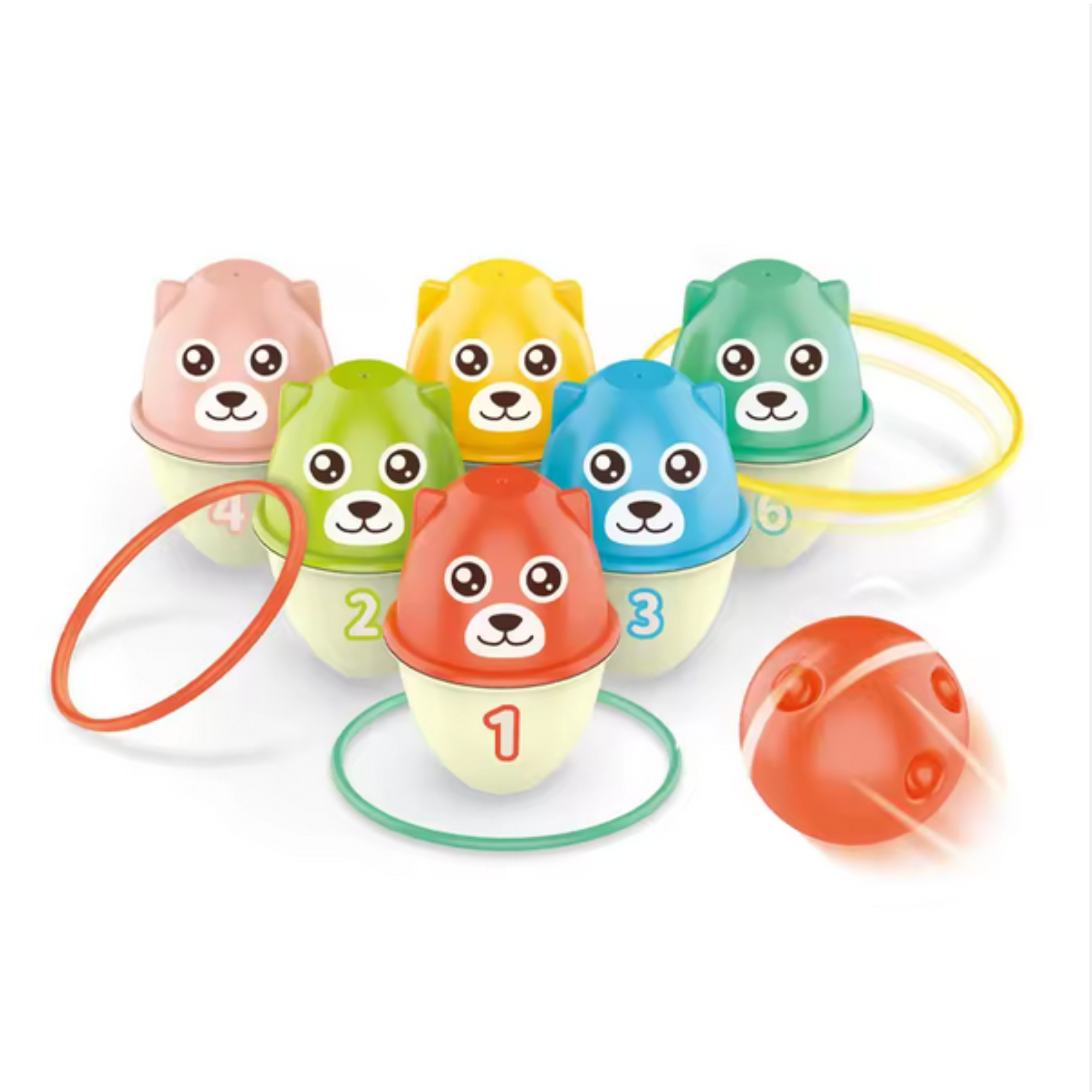 WOOPIE Bowling For Kids Colorful Teddy Bears 3in1 - Slika 4
