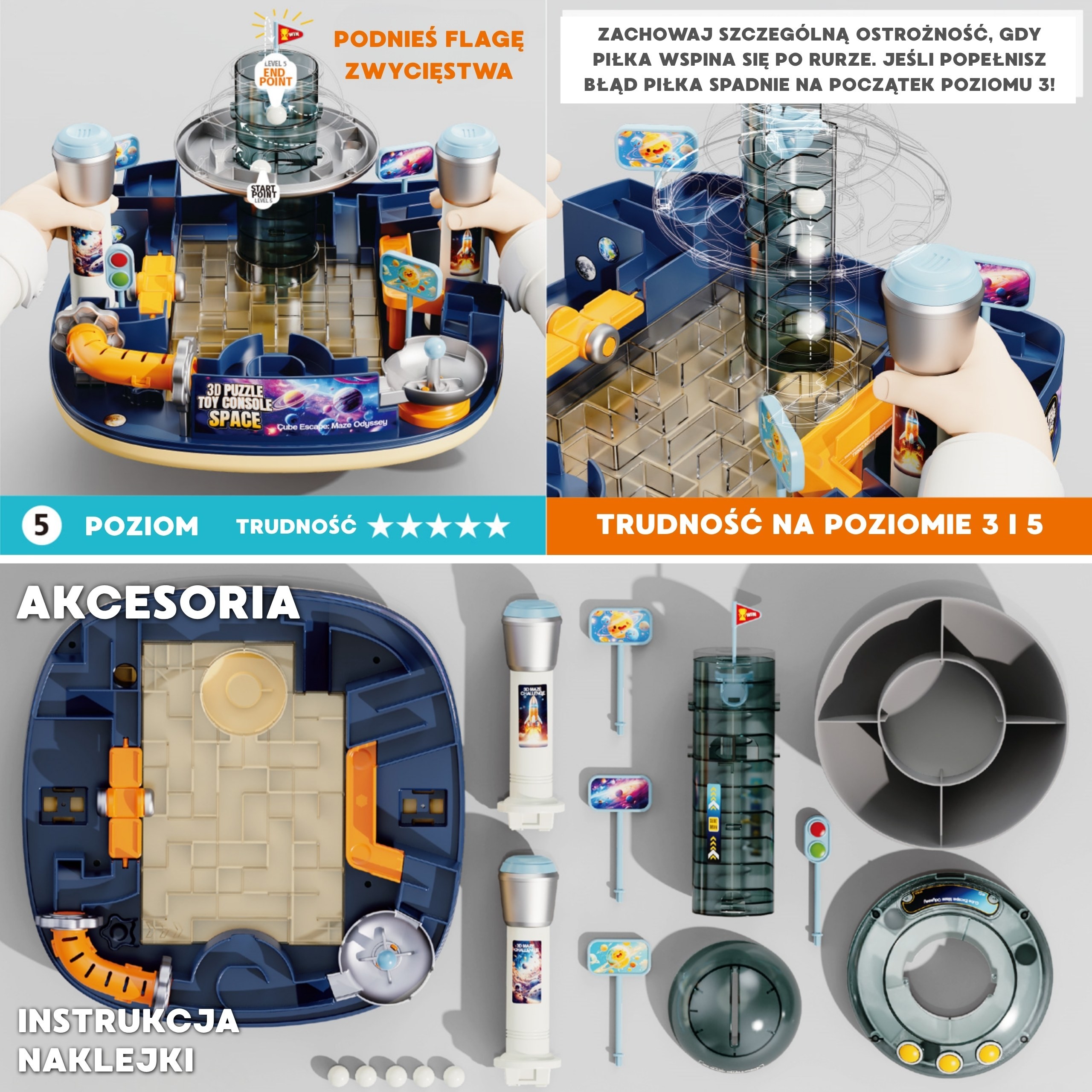 Woopie Space Maze 3D - Interactive Arcade Console - Slika 3