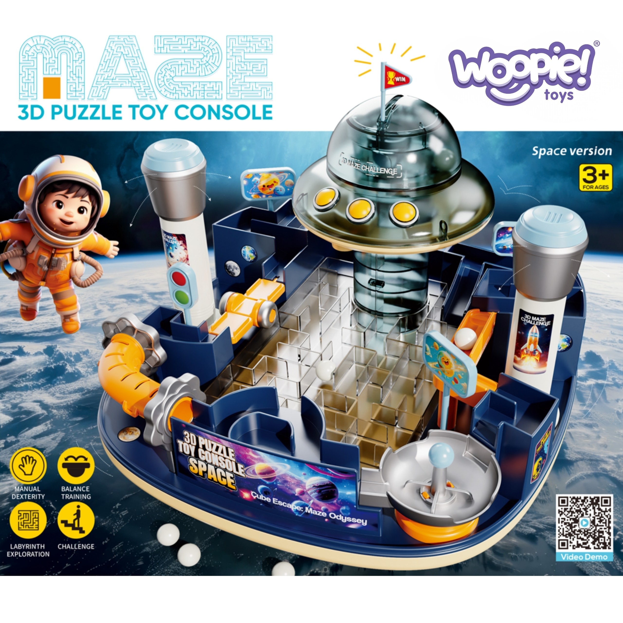 Woopie Space Maze 3D - Interactive Arcade Console - Slika 6