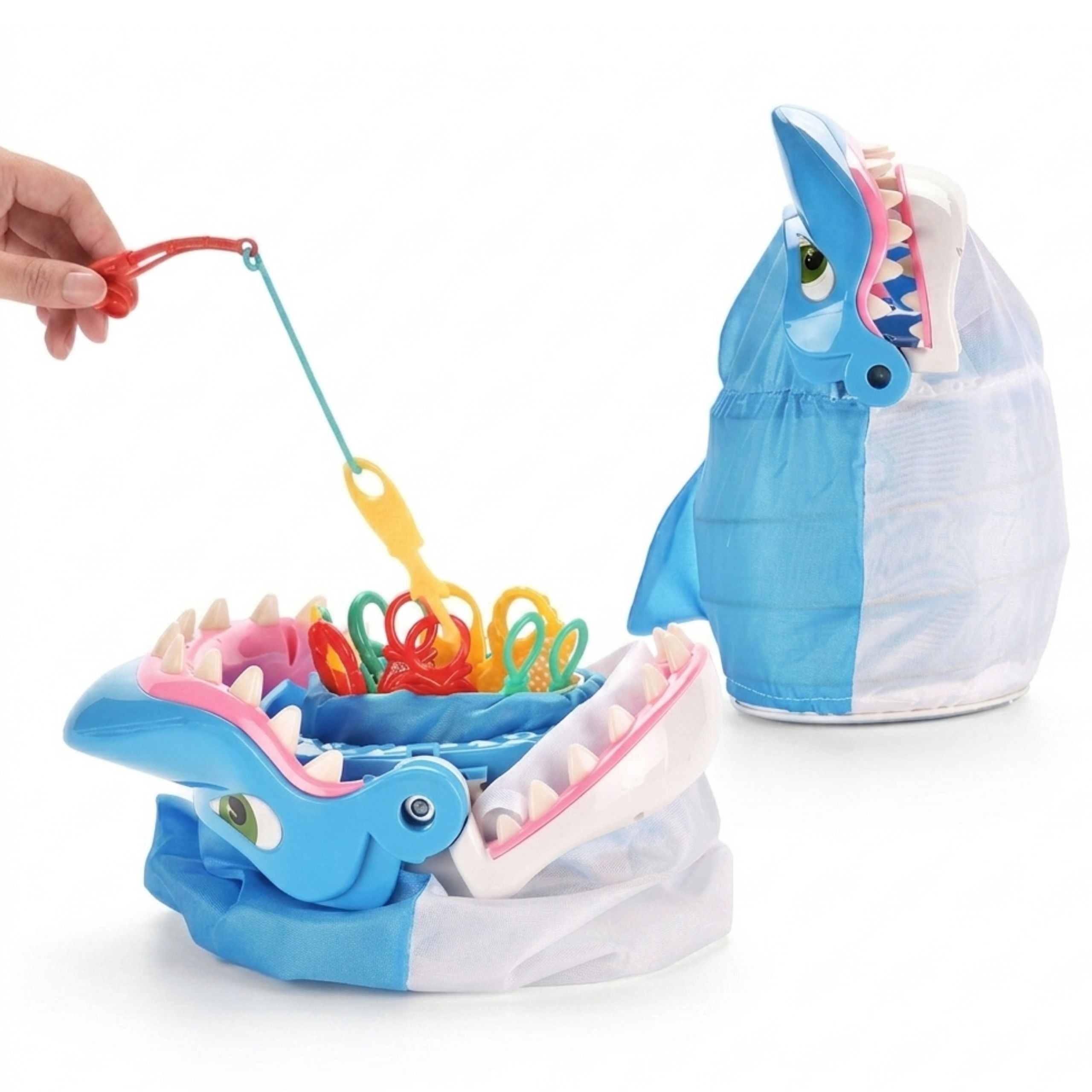WOOPIE Arcade Game FISHING Hungry Shark BITES DIY - Slika 5