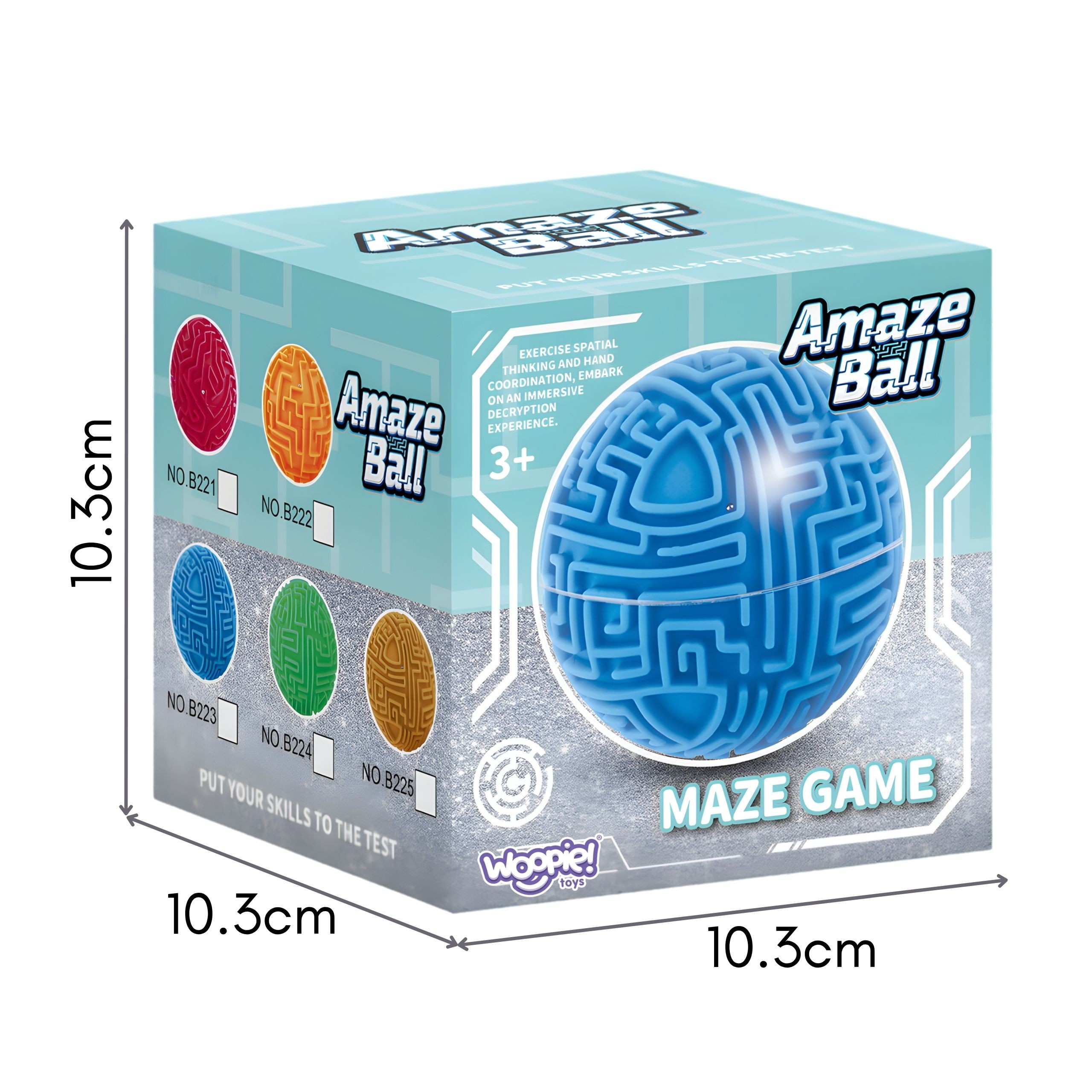 WOOPIE Blue lopta 3D Maze arkadna igra Amaze lopta - Slika 7