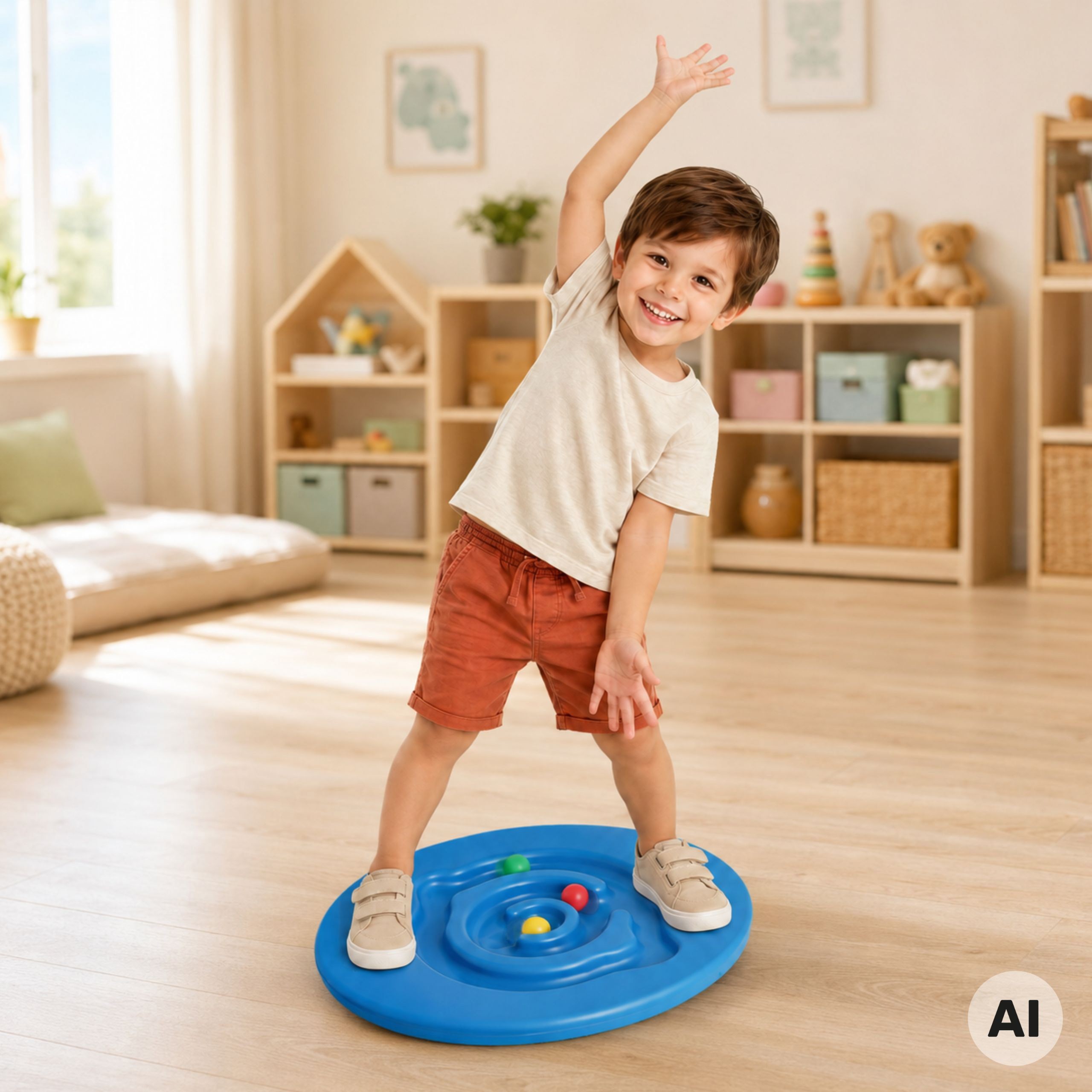 WOOPIE Balance Board with Maze, Sensory Rocker, Sports for Children - Slika 3