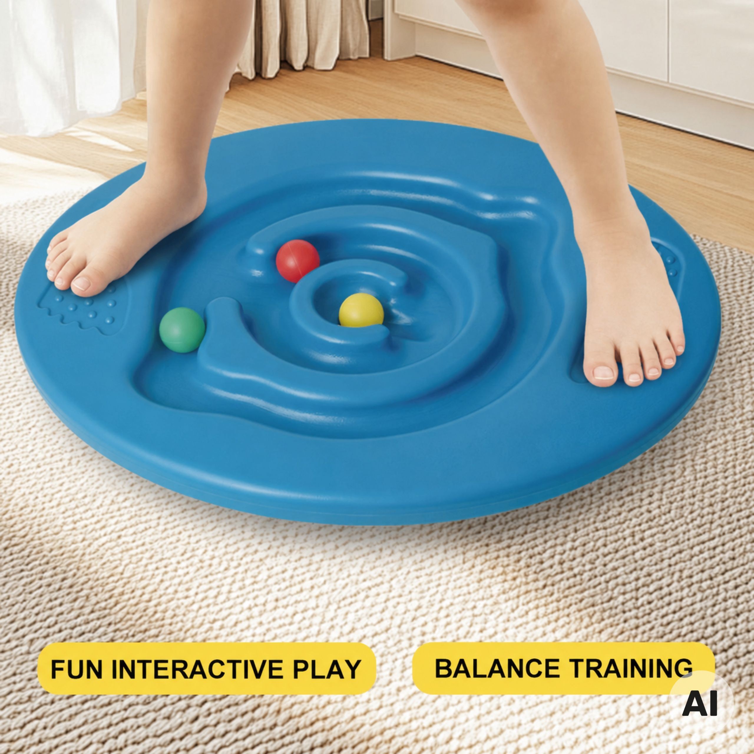 WOOPIE Balance Board with Maze, Sensory Rocker, Sports for Children - Slika 4