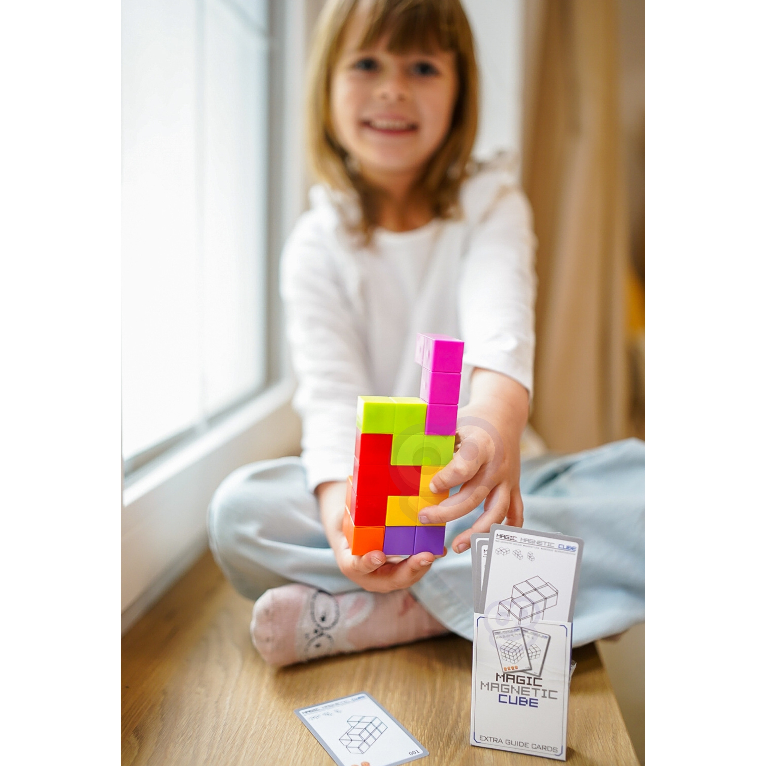 WOOPIE Tetris Cube Puzzle with Card Set - Slika 3