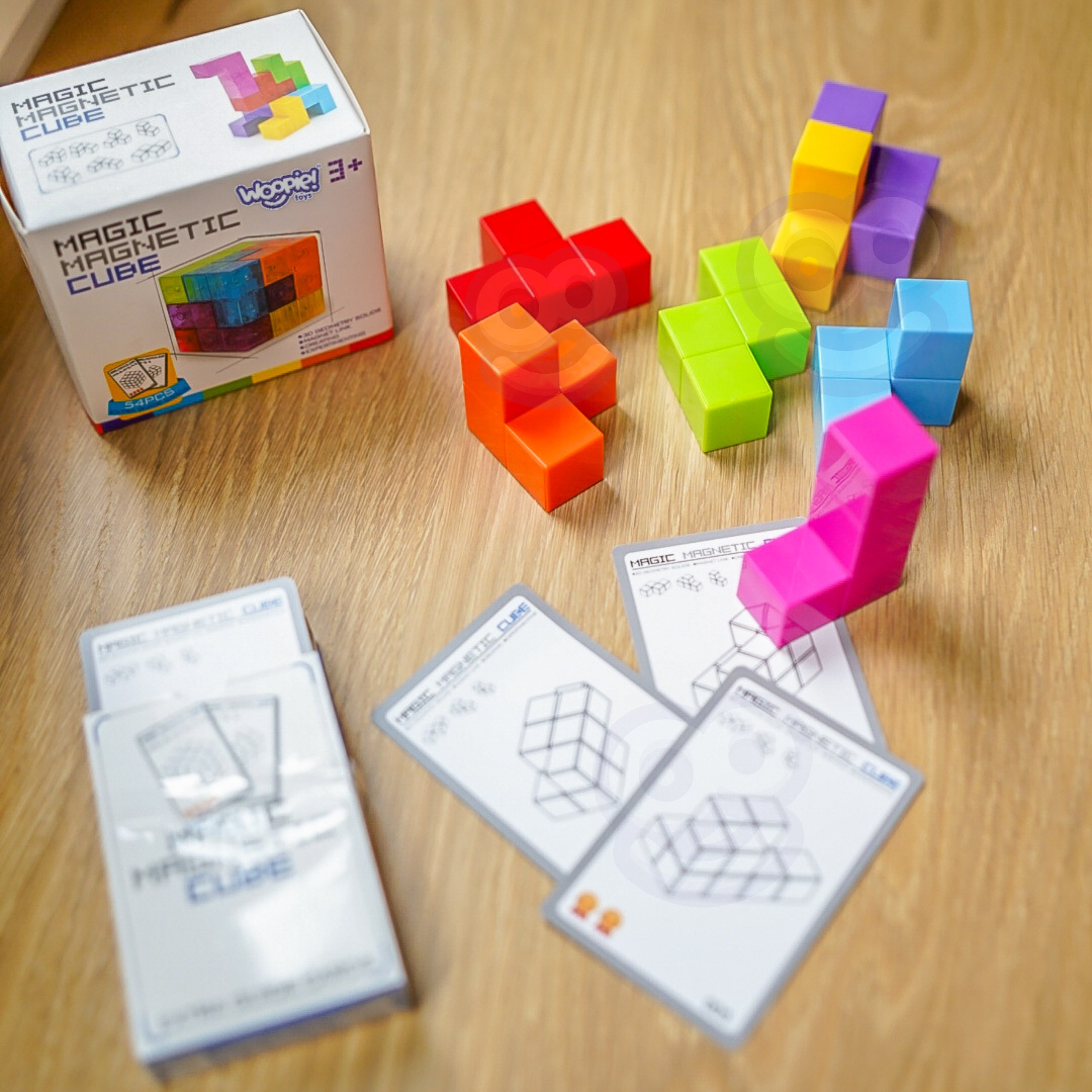 WOOPIE Tetris Cube Puzzle with Card Set - Slika 6