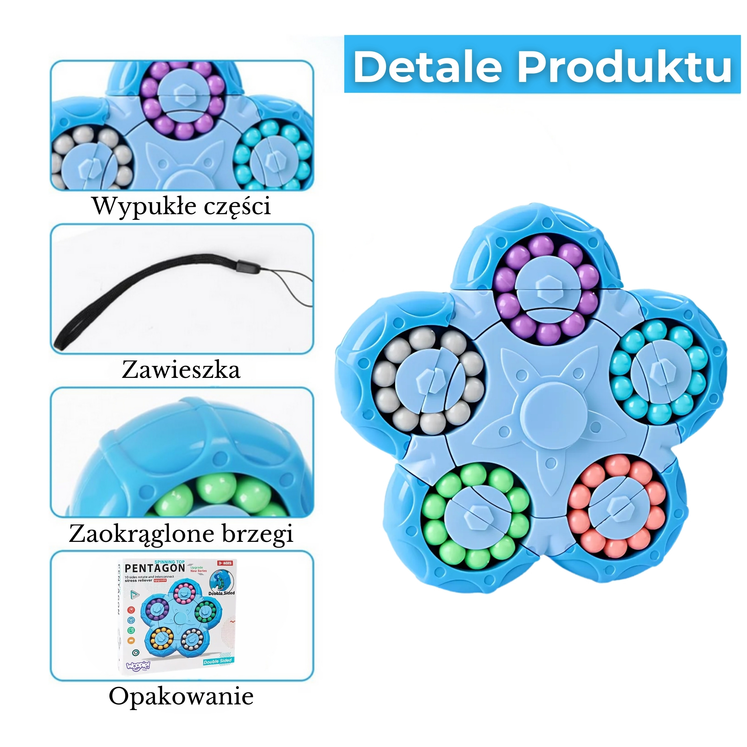 WOOPIE Anti-Stress Rotating Puzzle Game - Slika 5