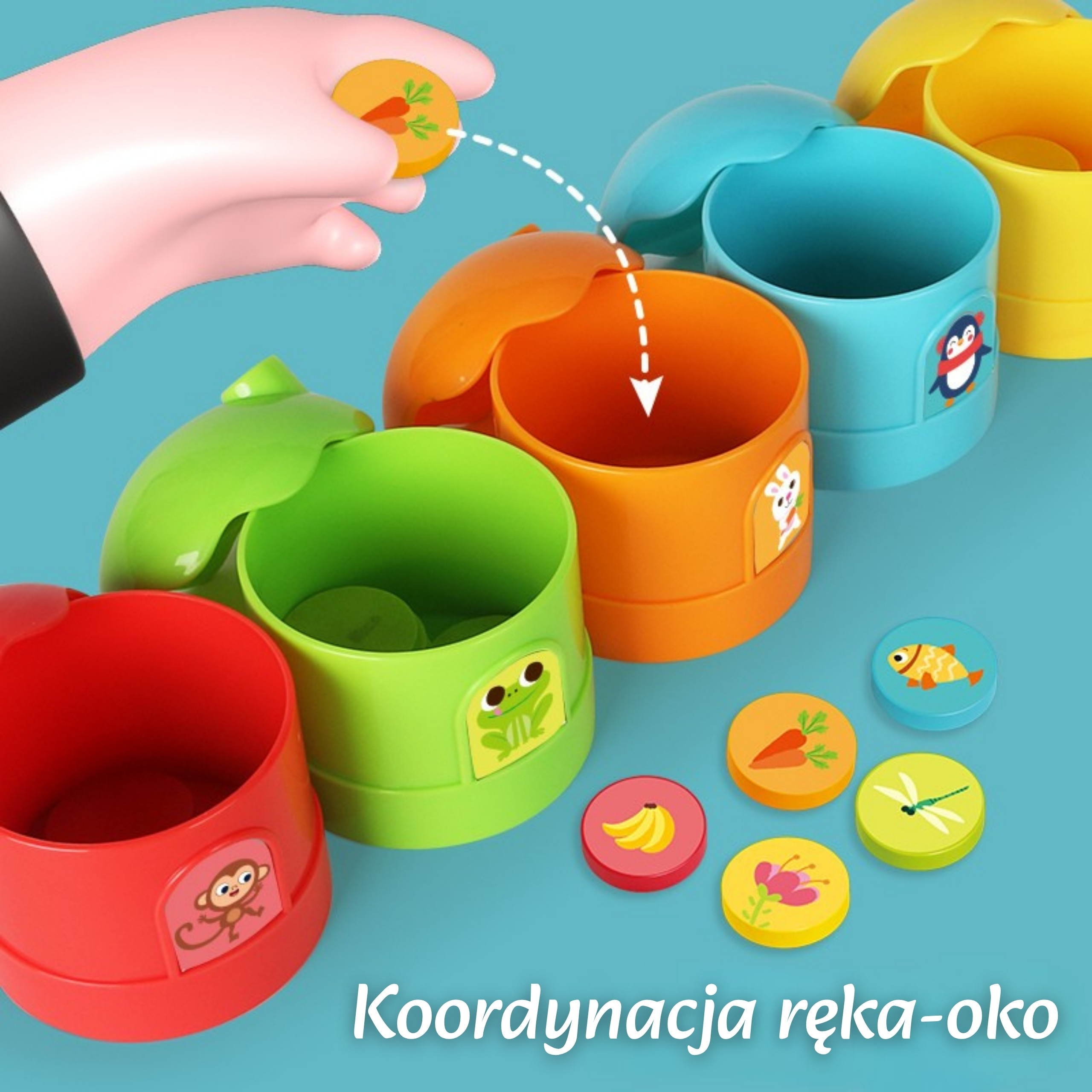 WOOPIE Educational Logic Game Color Sorter Classification - Slika 5