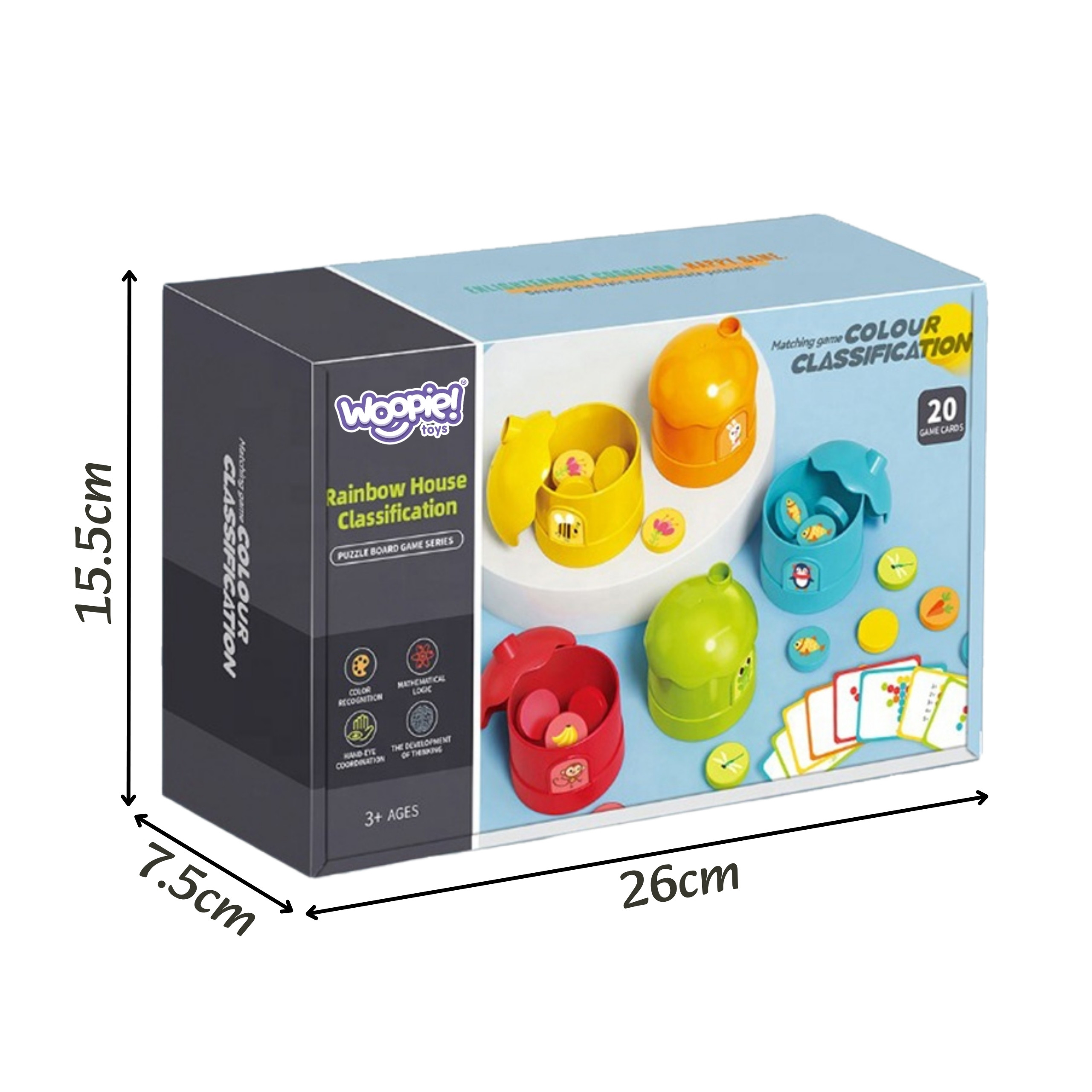 WOOPIE Educational Logic Game Color Sorter Classification - Slika 7