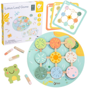 CLASSIC WORLD Lotus Leaf Sensory Game Match Shapes and Colors