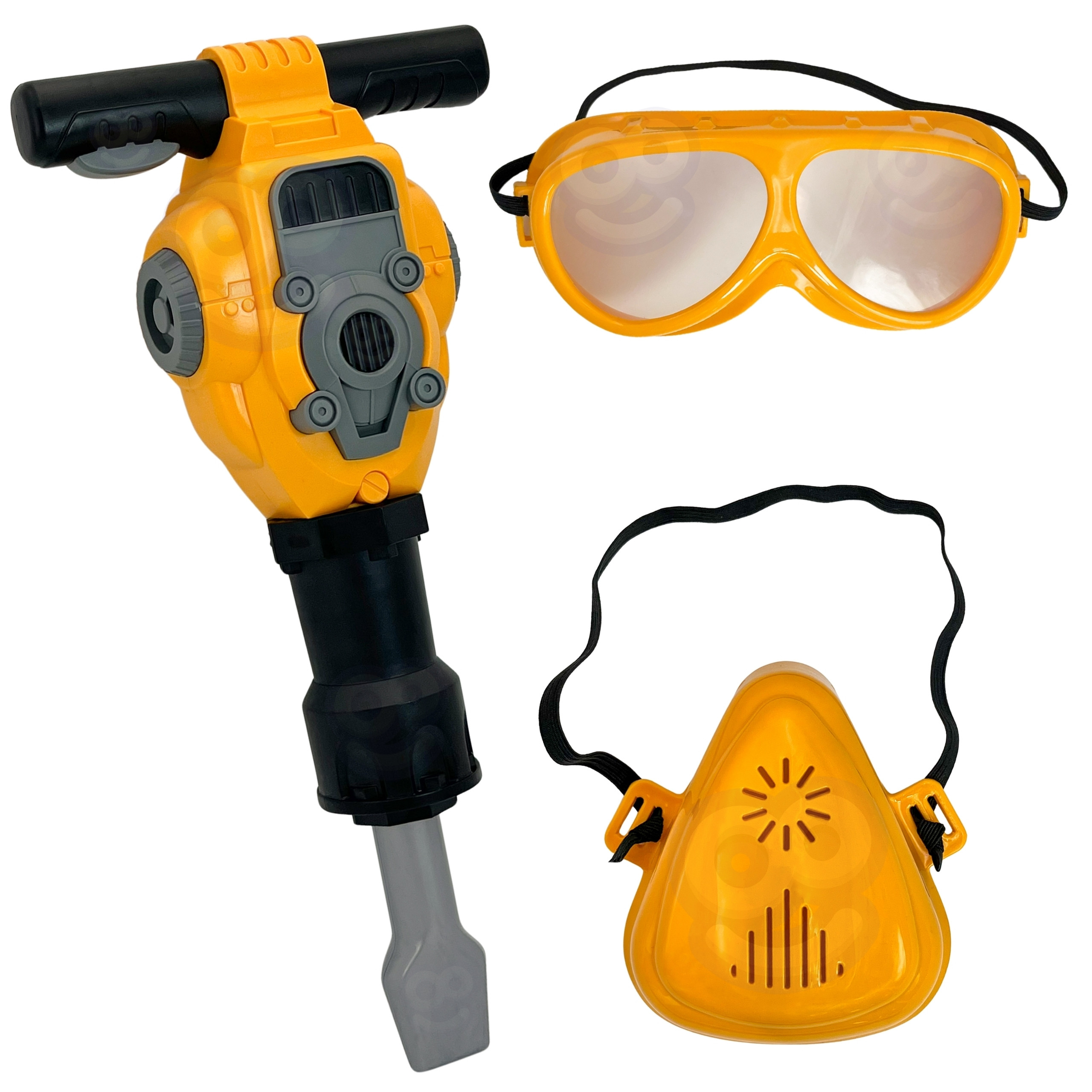 WOOPIE Little Handyman Tool Set Goggles Helmet Pneumatic Hammer 21 pcs. - Slika 5