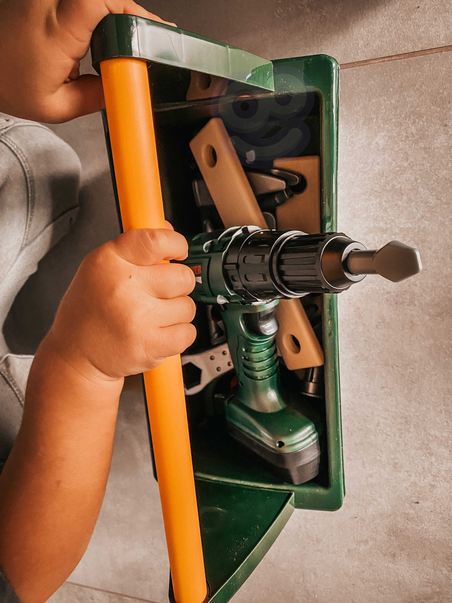 WOOPIE Large Tool Box for Kids DIY Set Drill-Driver 15 pcs. - Slika 6