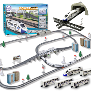 WOOPIE Electric Train Huge 914 cm Track Bridge Tunnel 86 pcs.