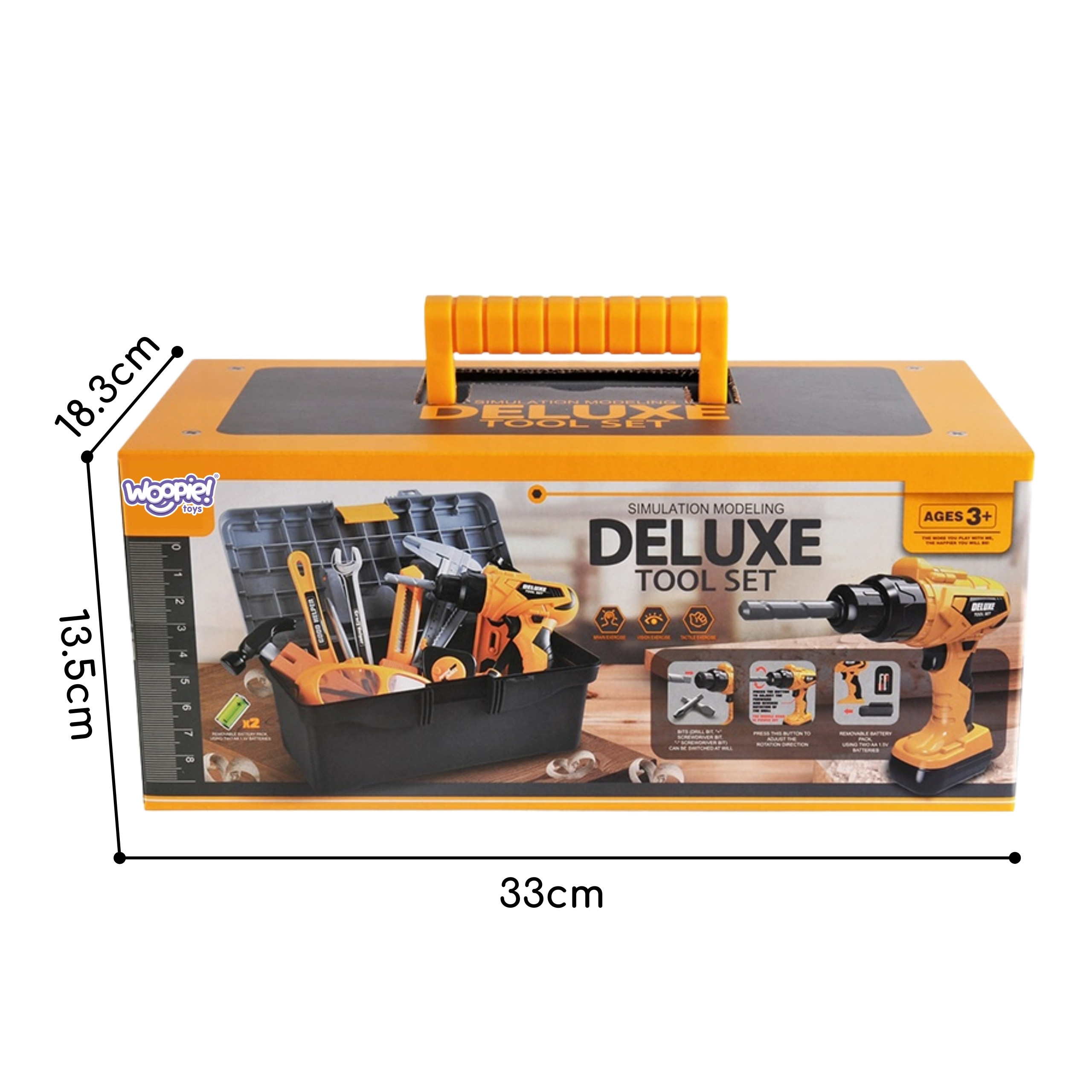 WOOPIE Little Handyman's Tool Set with Screwdriver in Case 39 pcs. - Slika 8