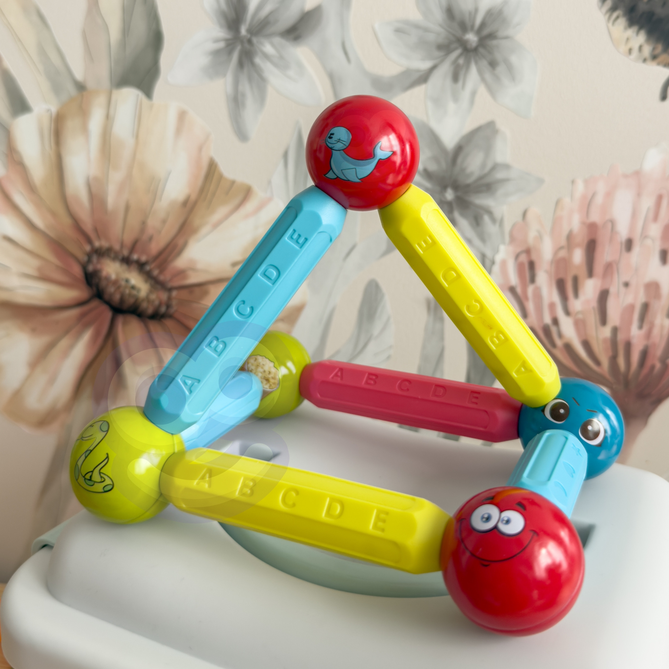 WOOPIE Magnetic Educational Building Blocks 76 pcs. - Slika 3