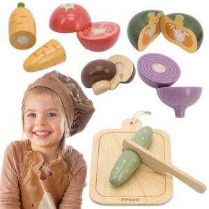VIGA drveni Chopping ploča set – povrće