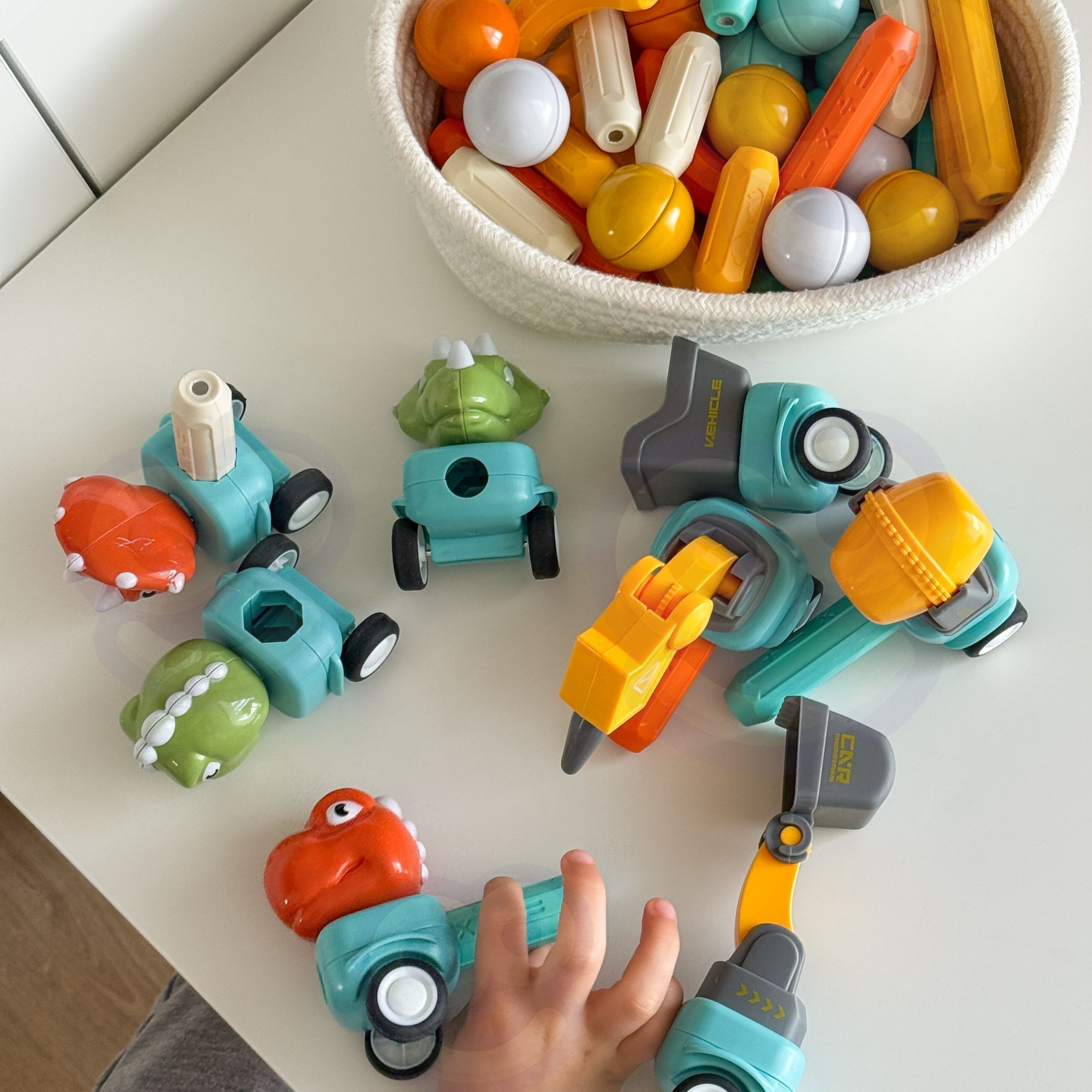 WOOPIE Magnetic Building Blocks Dinosaurs 84 pcs. - Slika 5