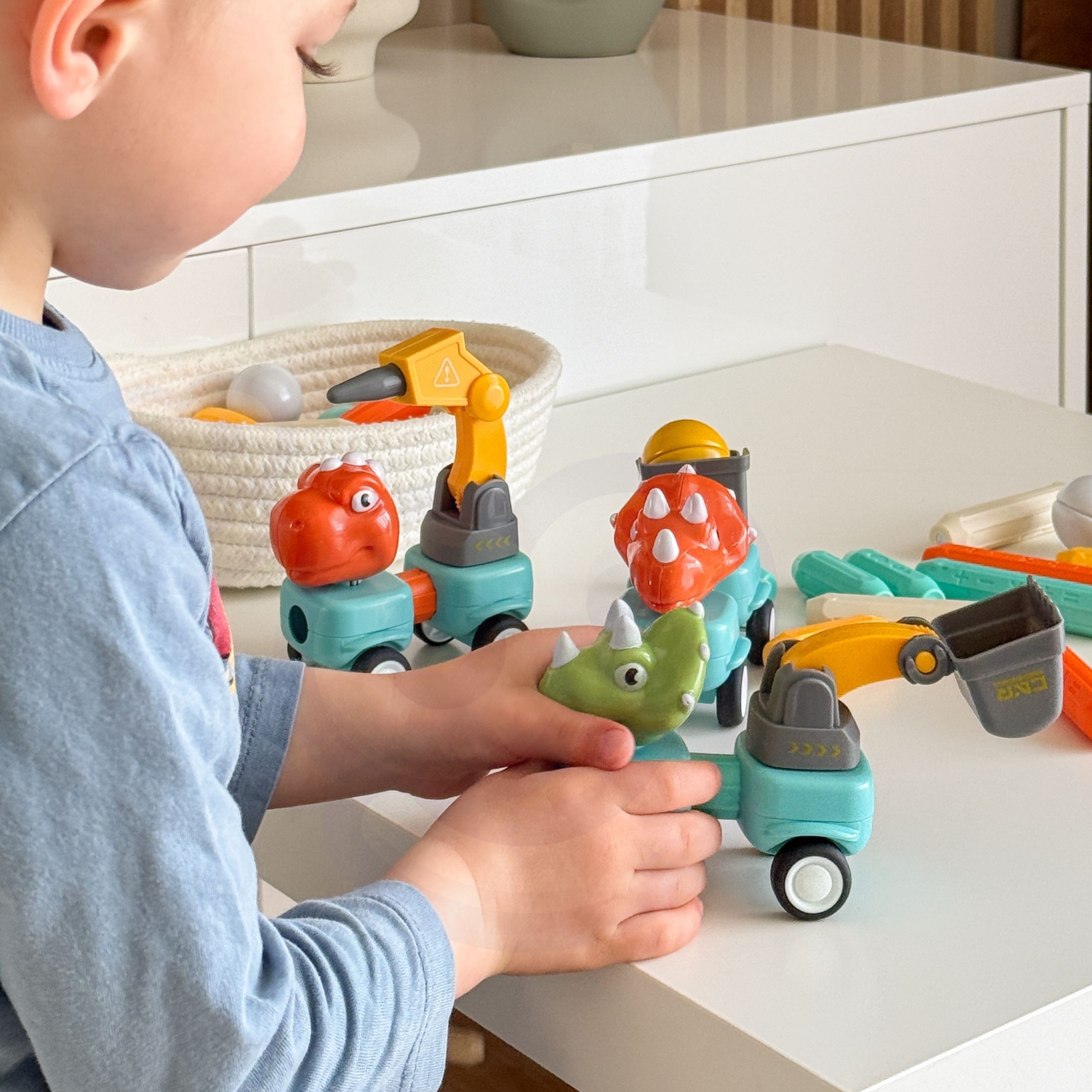 WOOPIE Magnetic Building Blocks Dinosaurs 84 pcs. - Slika 6