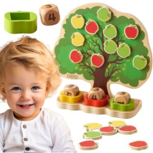 MASTERKIDZ drveni Apple Tree – Learning to Count