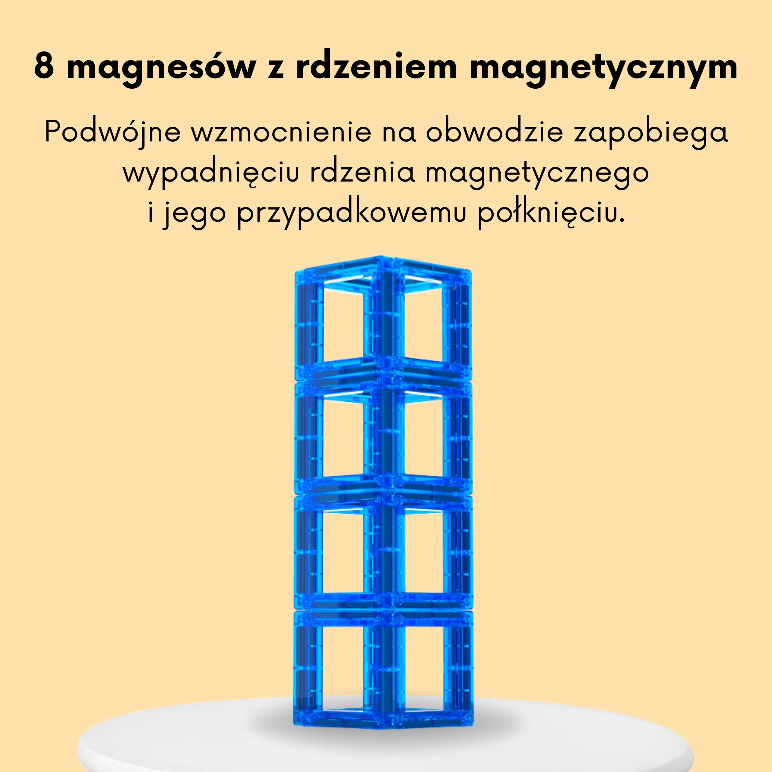 WOOPIE 3D Magnetic Blocks Learning Numbers 70 Pieces - Slika 8