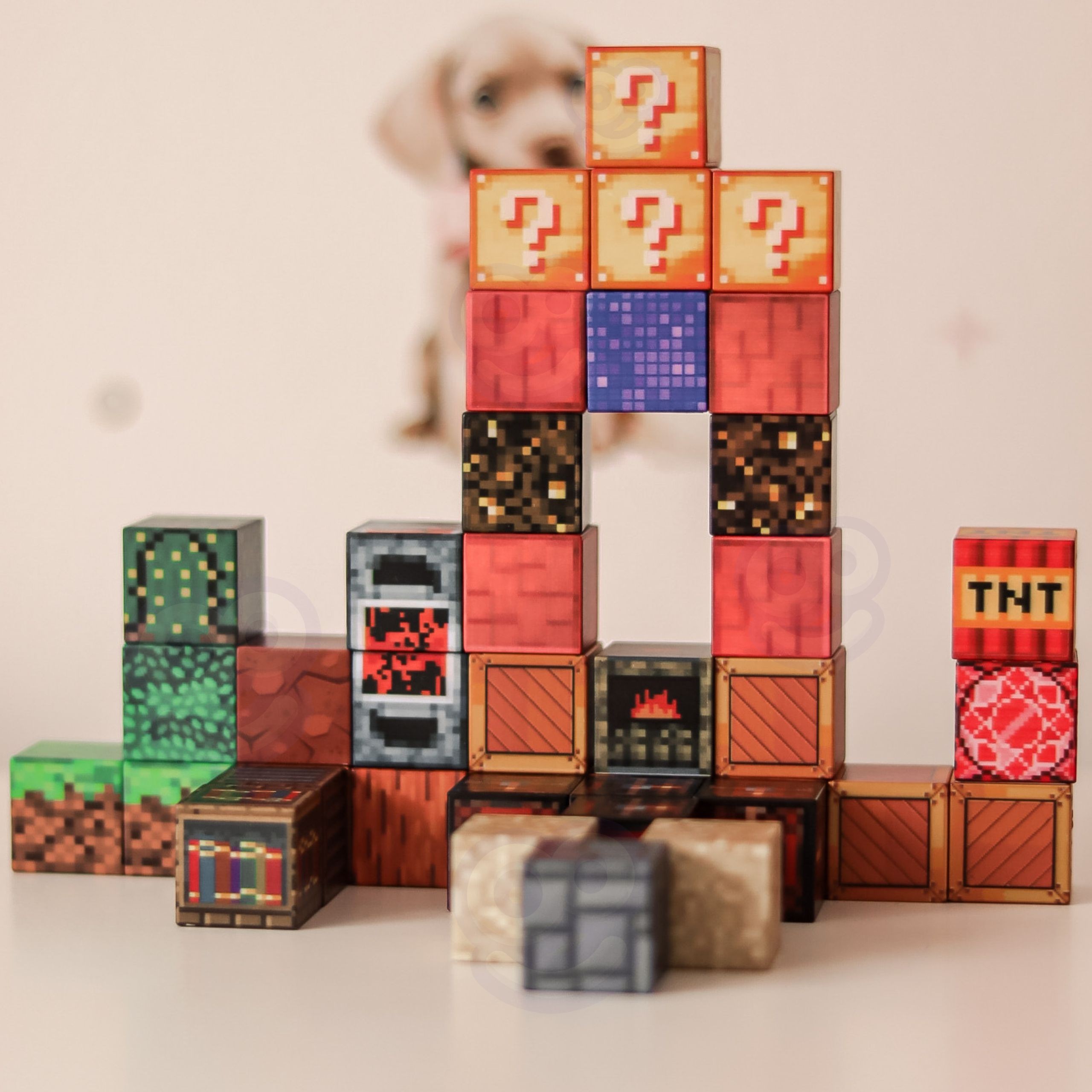 WOOPIE Magnetic Construction Blocks 3D Cubes Educational Set 63 pcs. - Slika 4