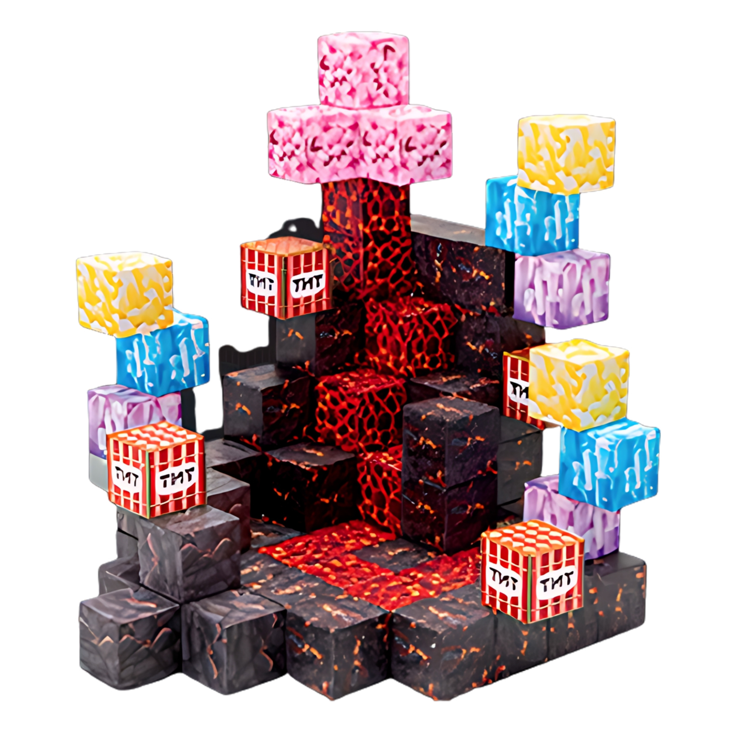 WOOPIE Magnetic Blocks Cubes Pixels 74pcs. - Slika 5