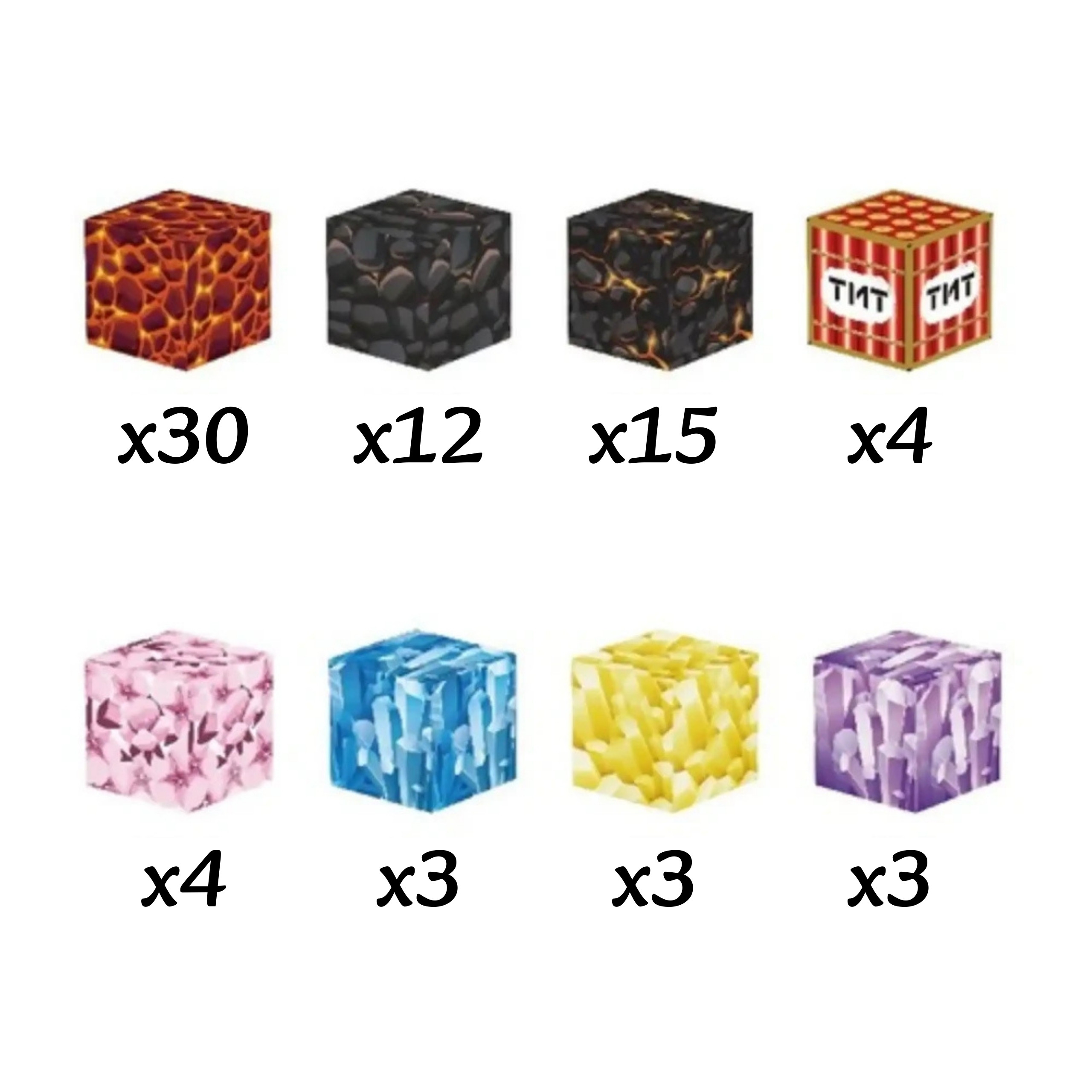 WOOPIE Magnetic Blocks Cubes Pixels 74pcs. - Slika 6