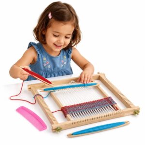 VIGA Wooden Loom Weaving Workshop Montessori Weaving Kit