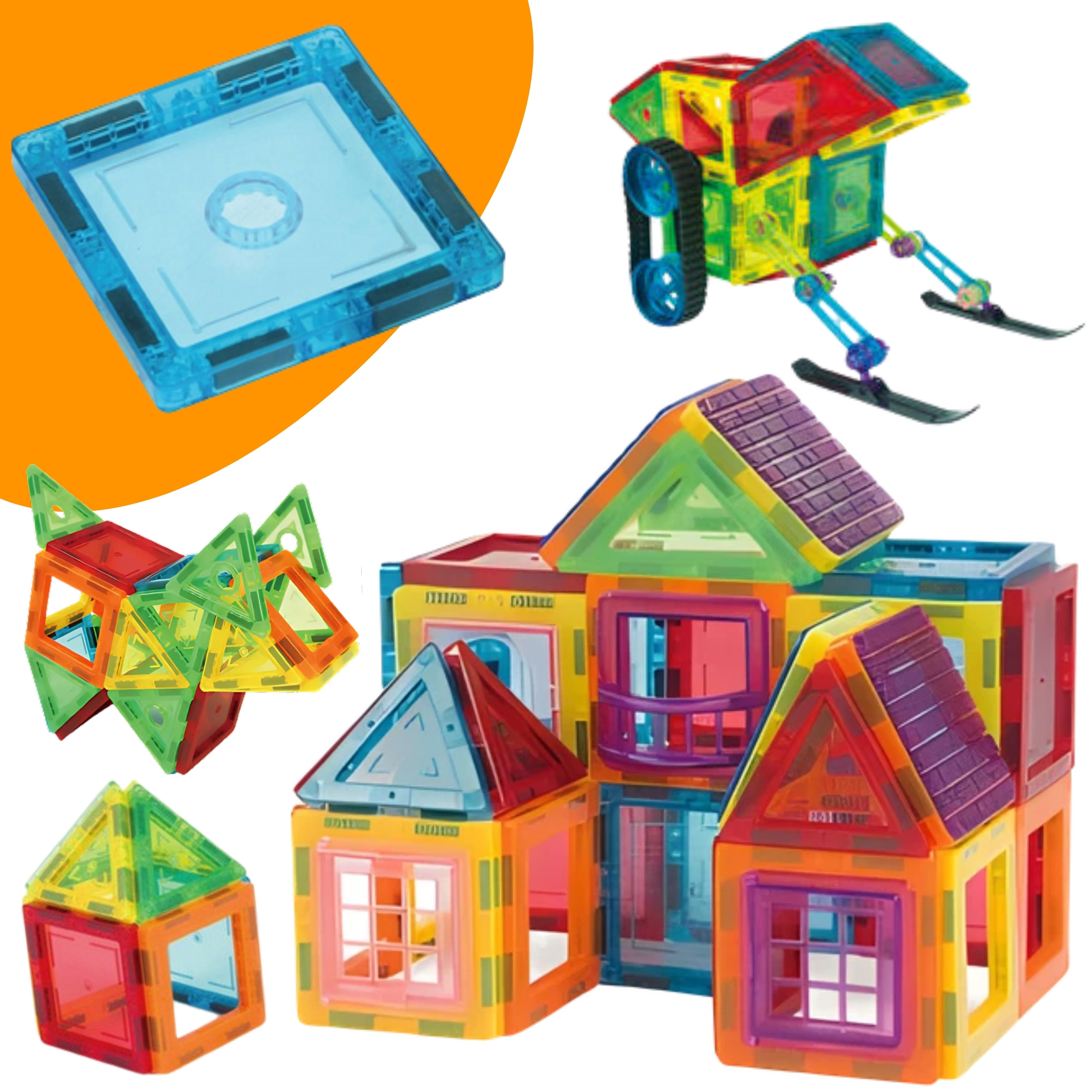 WOOPIE 3D Magnetic Blocks Educational Panels For Kids - Slika 3