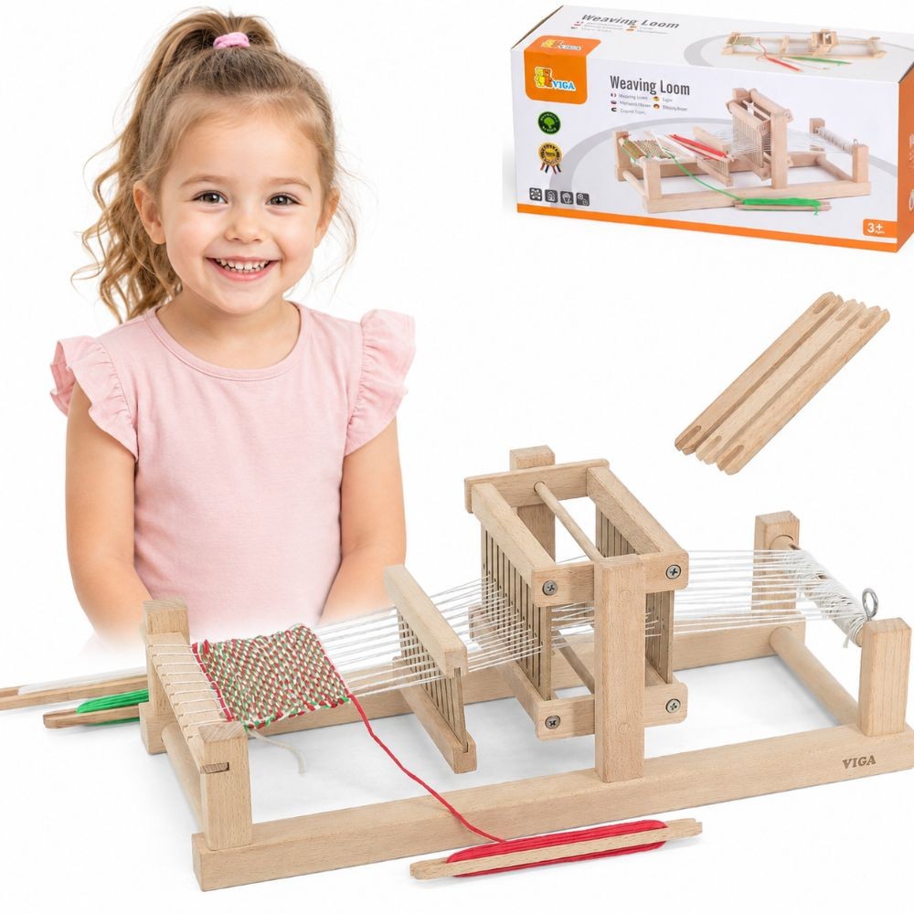 VIGA Weaving Loom Wooden Weaving Workshop FSC Certificate