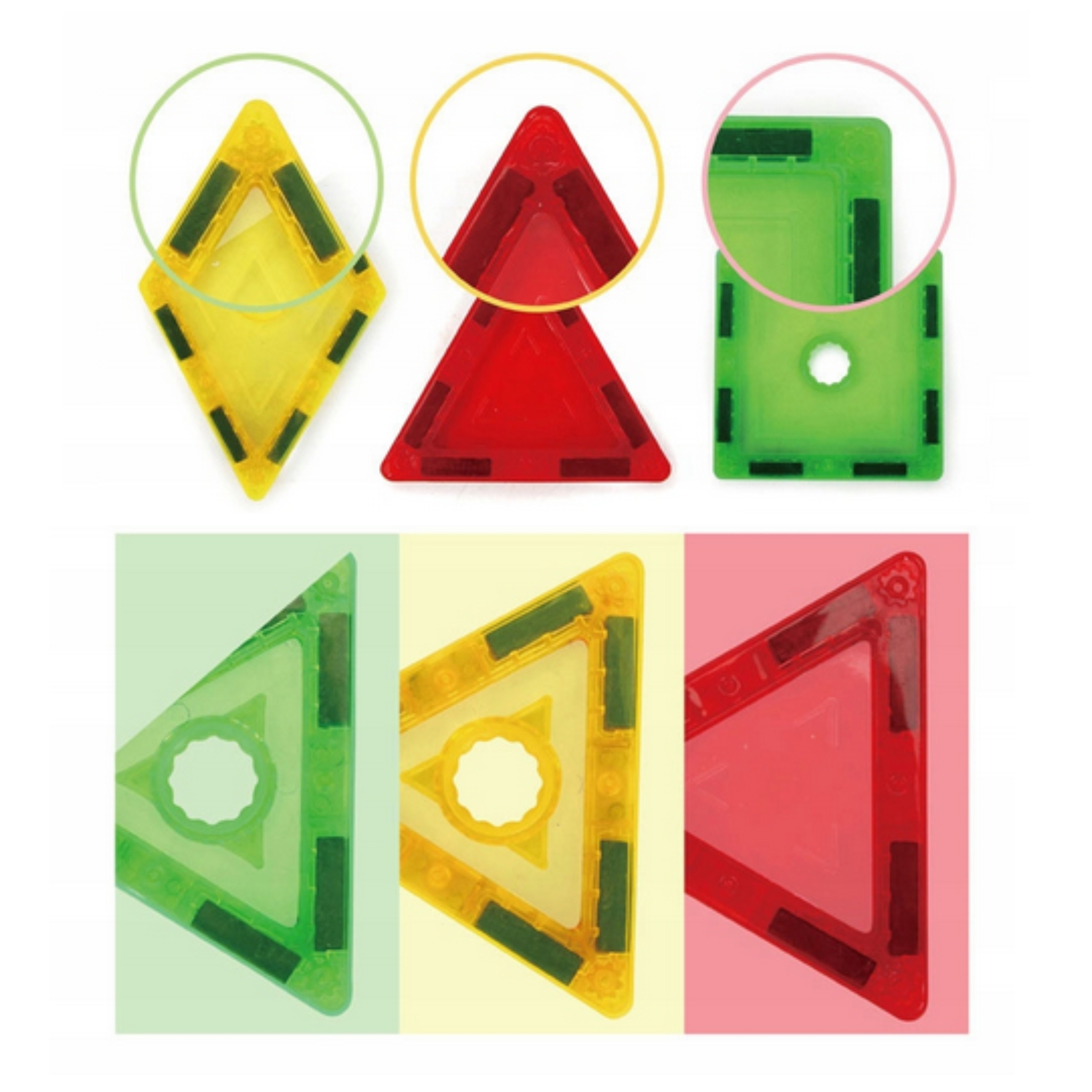 WOOPIE 3D Magnetic Blocks Educational Panels For Kids - Slika 5