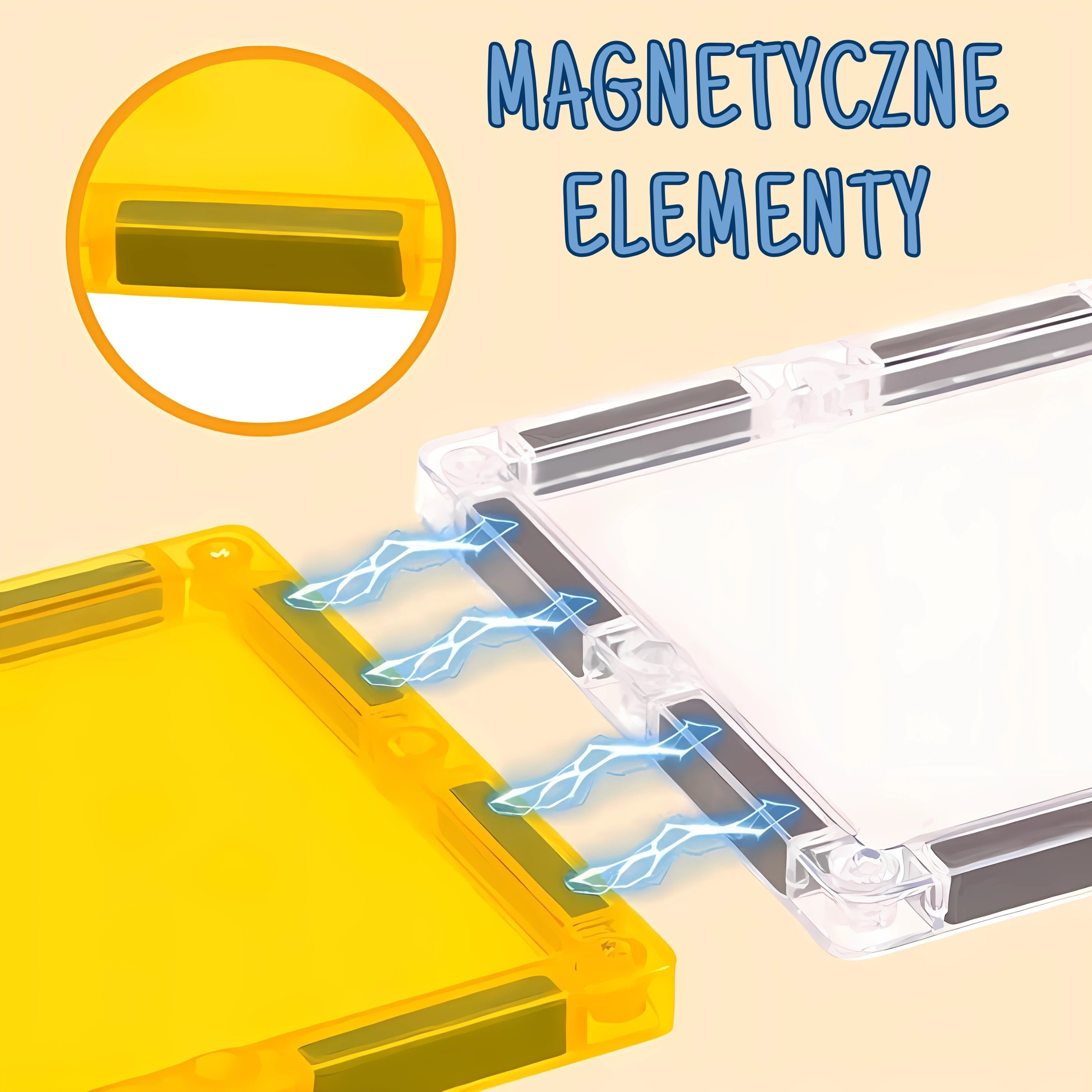 WOOPIE Magnetic Building Blocks 7.5 cm Construction Site STEAM 47 pcs. - Slika 5