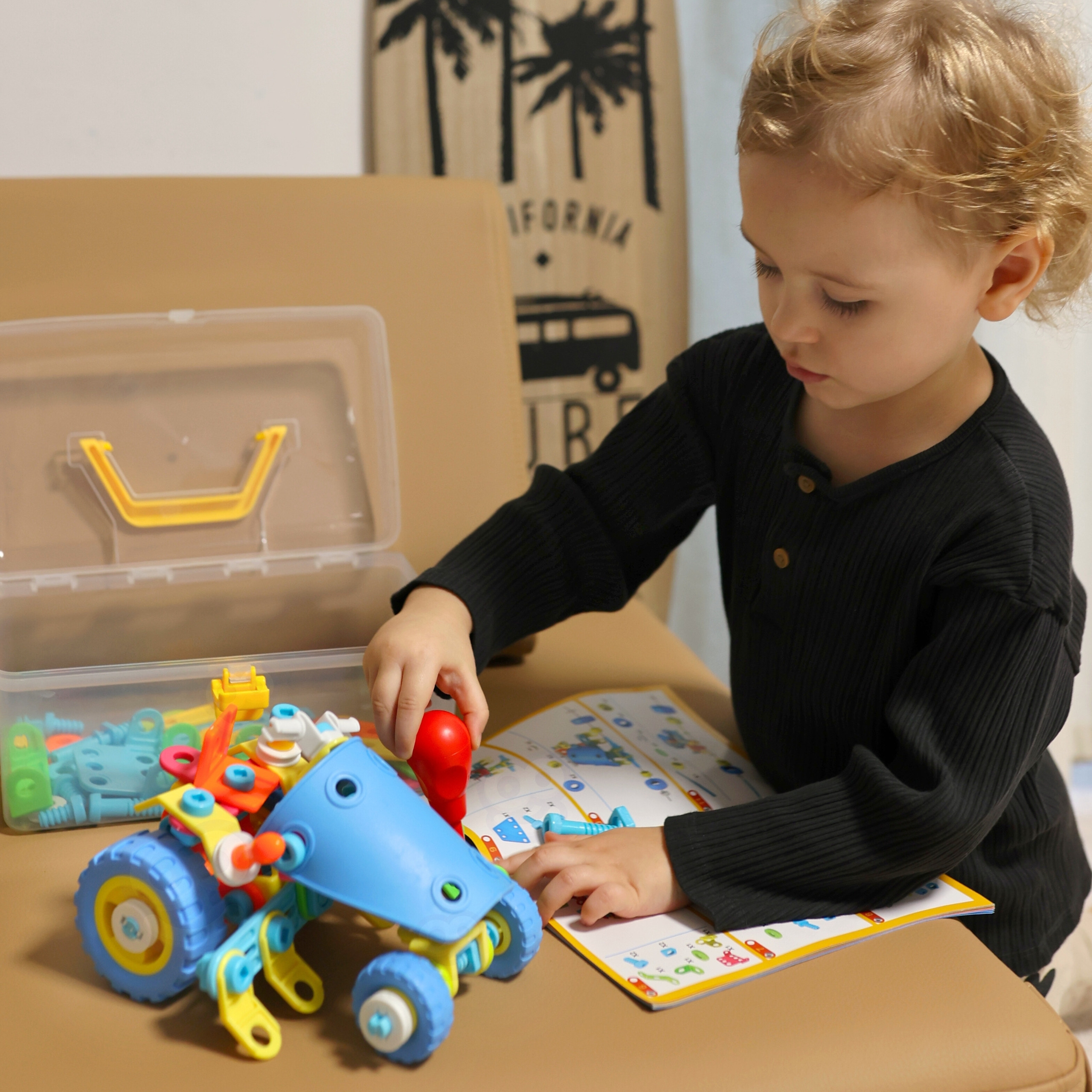WOOPIE 6-in-1 STEM Vehicle Building Block Set - Slika 3