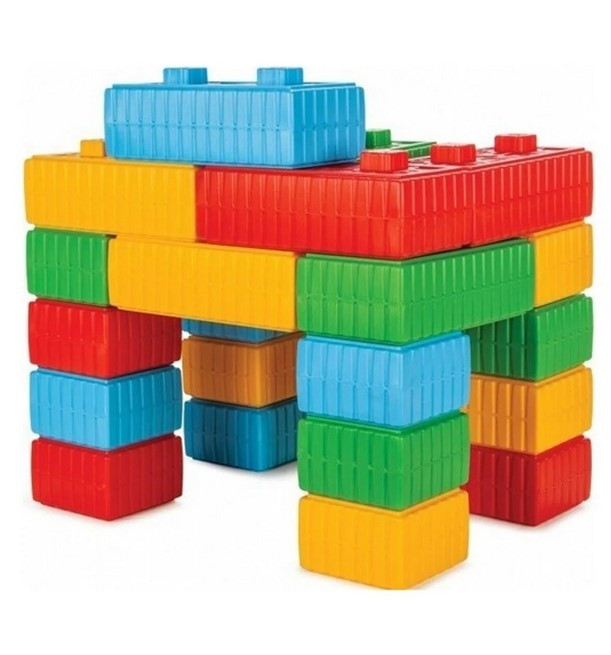 WOOPIE Construction Blocks XXL Set with Car 43 pcs. - Slika 5