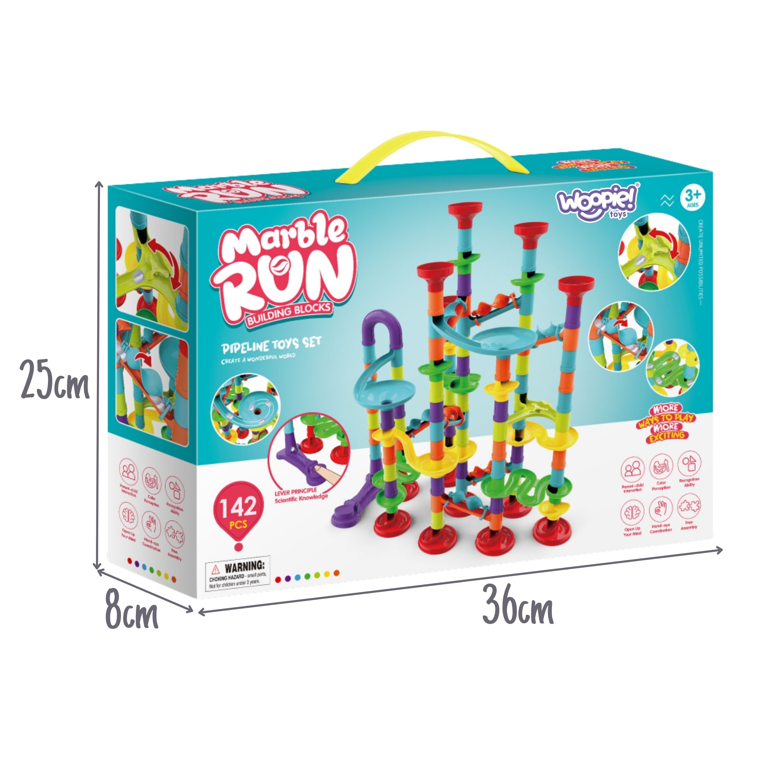 WOOPIE Ball Track Spiral Set 142 pcs. - Slika 7