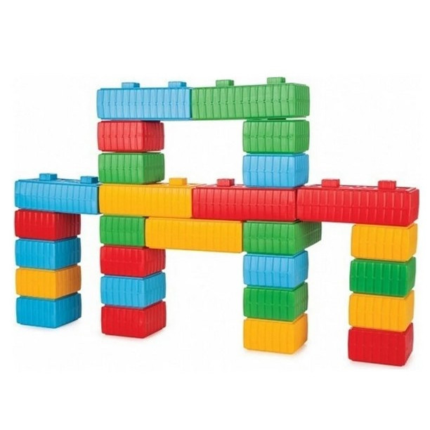 WOOPIE Construction Blocks XXL Set with Car 43 pcs. - Slika 6
