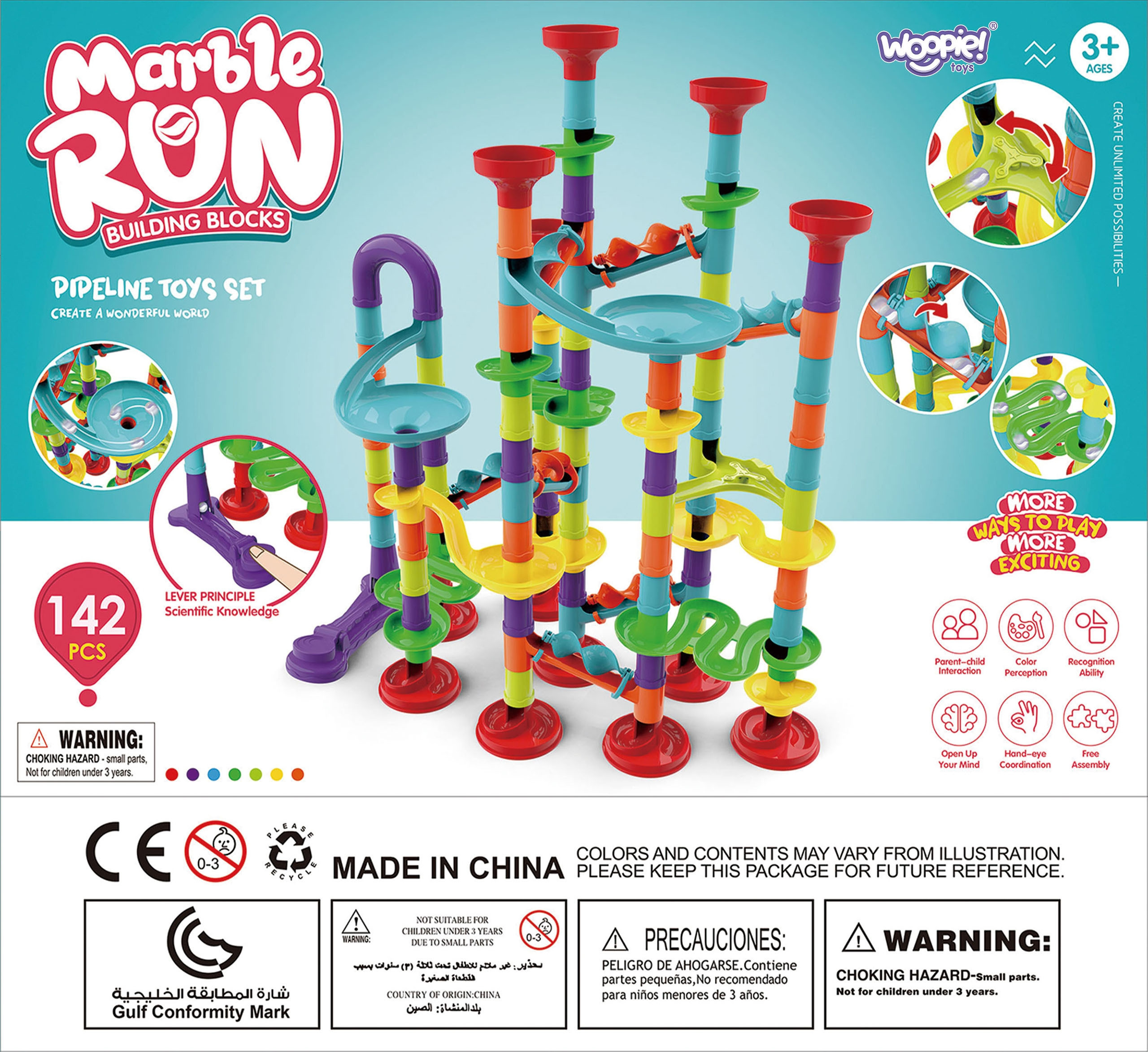 WOOPIE Ball Track Spiral Set 142 pcs. - Slika 8