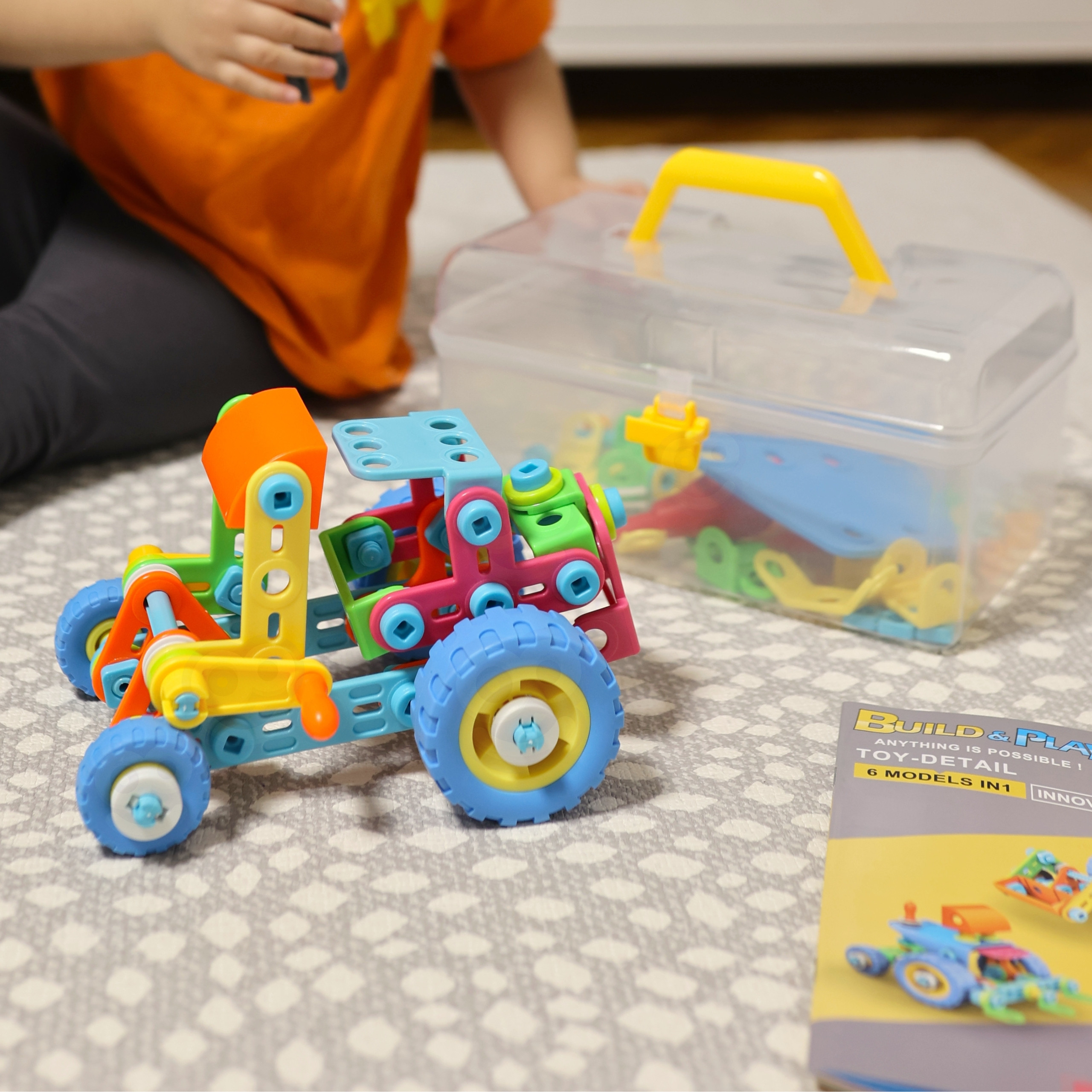 WOOPIE 6-in-1 STEM Vehicle Building Block Set - Slika 6