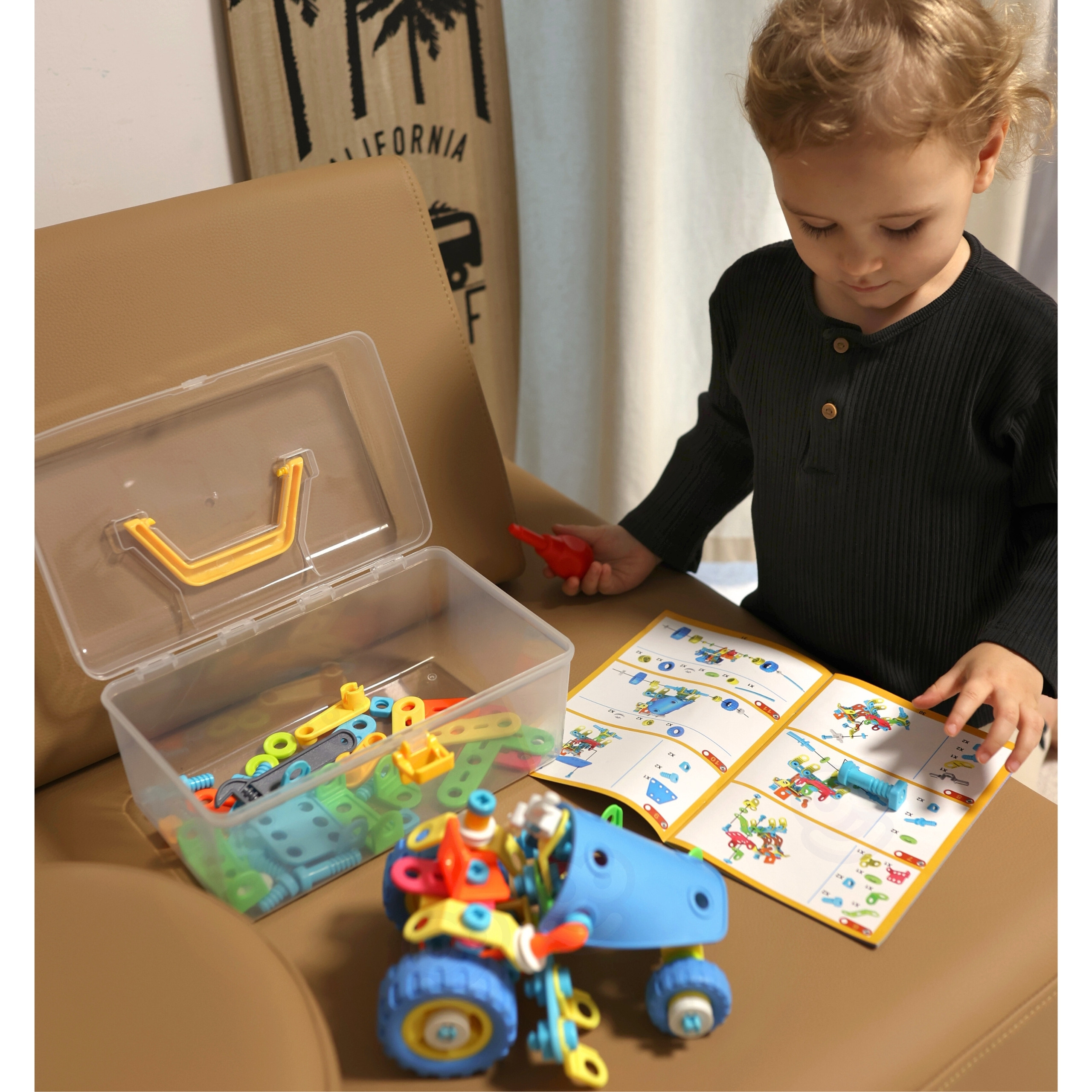 WOOPIE 6-in-1 STEM Vehicle Building Block Set - Slika 8