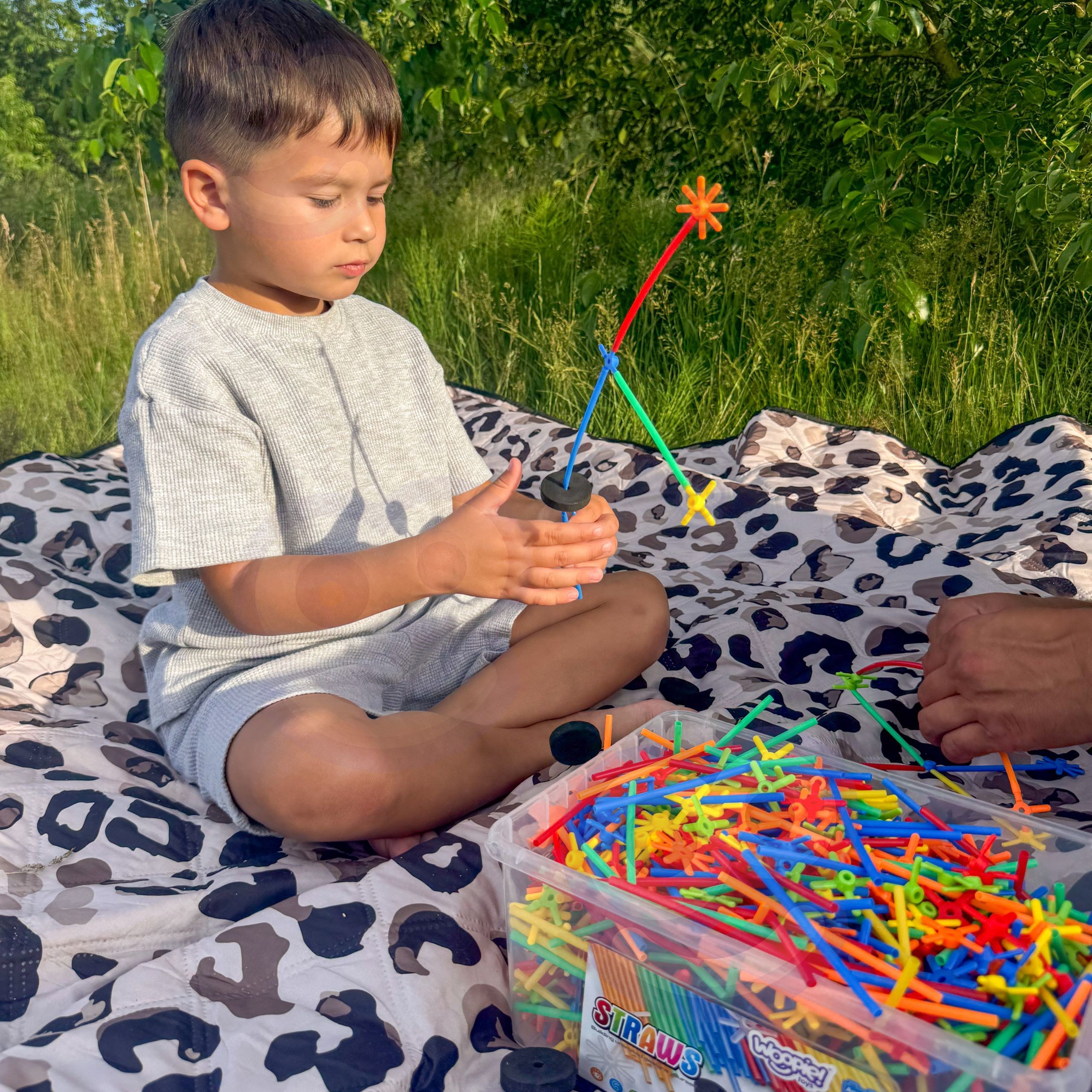 WOOPIE Building Blocks Colorful Straws 1200 pcs. - Slika 3