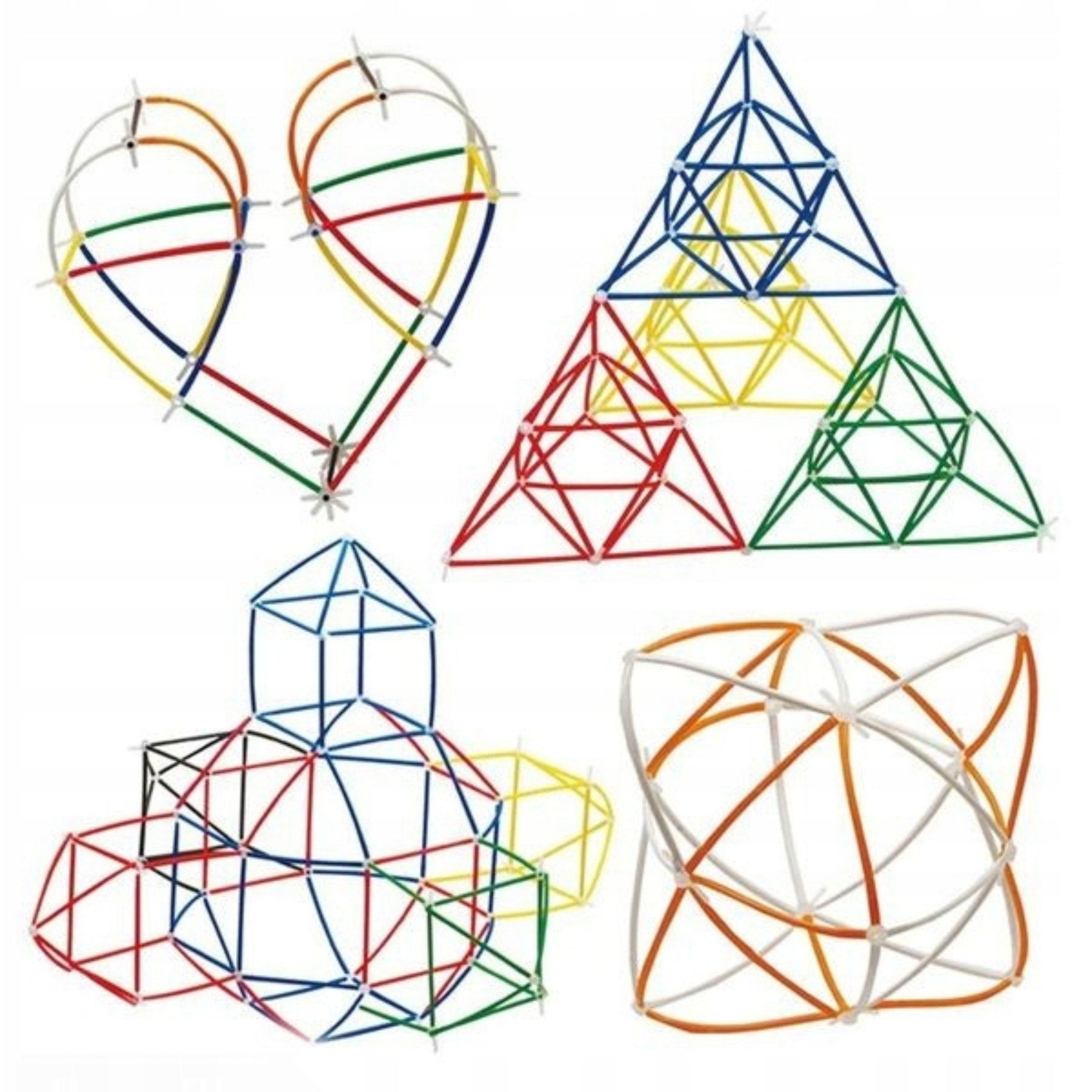 WOOPIE Building Blocks Colorful Straws 800 pcs. - Slika 6