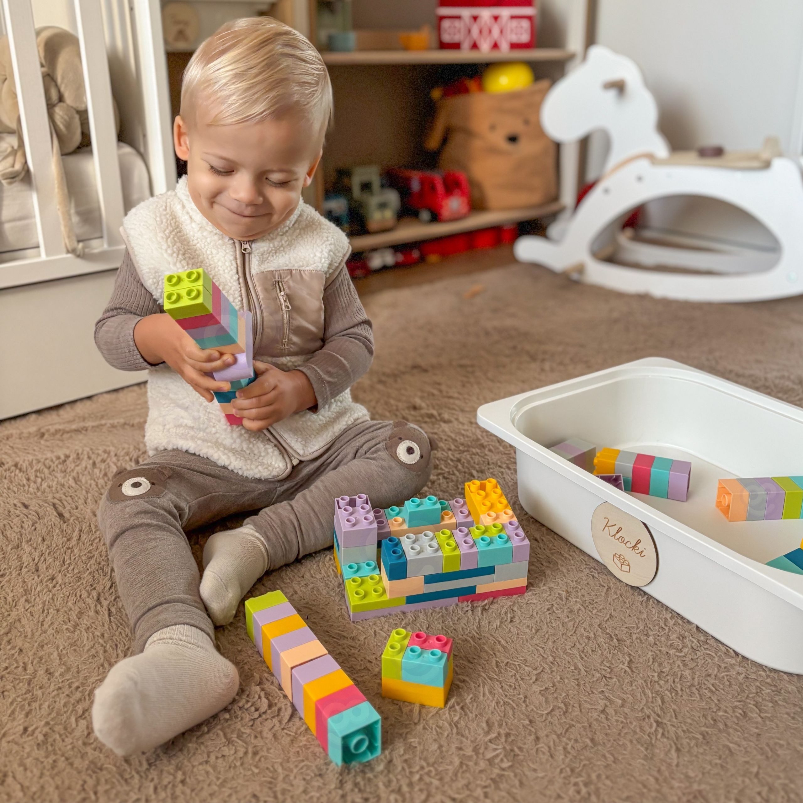 WOOPIE Soft Blocks Set 99 Pieces in a Box - Slika 4
