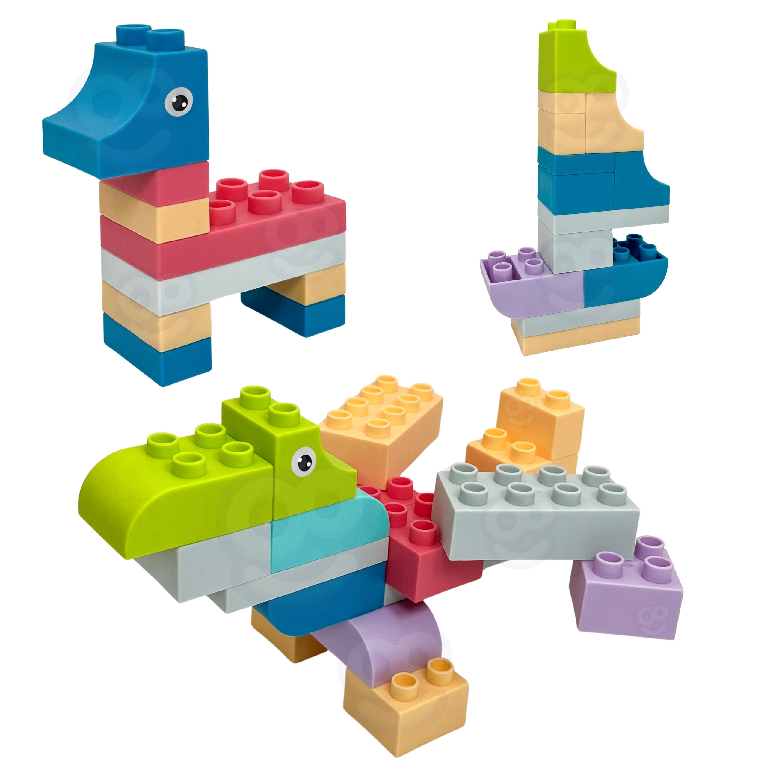 WOOPIE Magnetic Construction Blocks 3D Educational Set Ball Track 128 pcs. - Slika 6