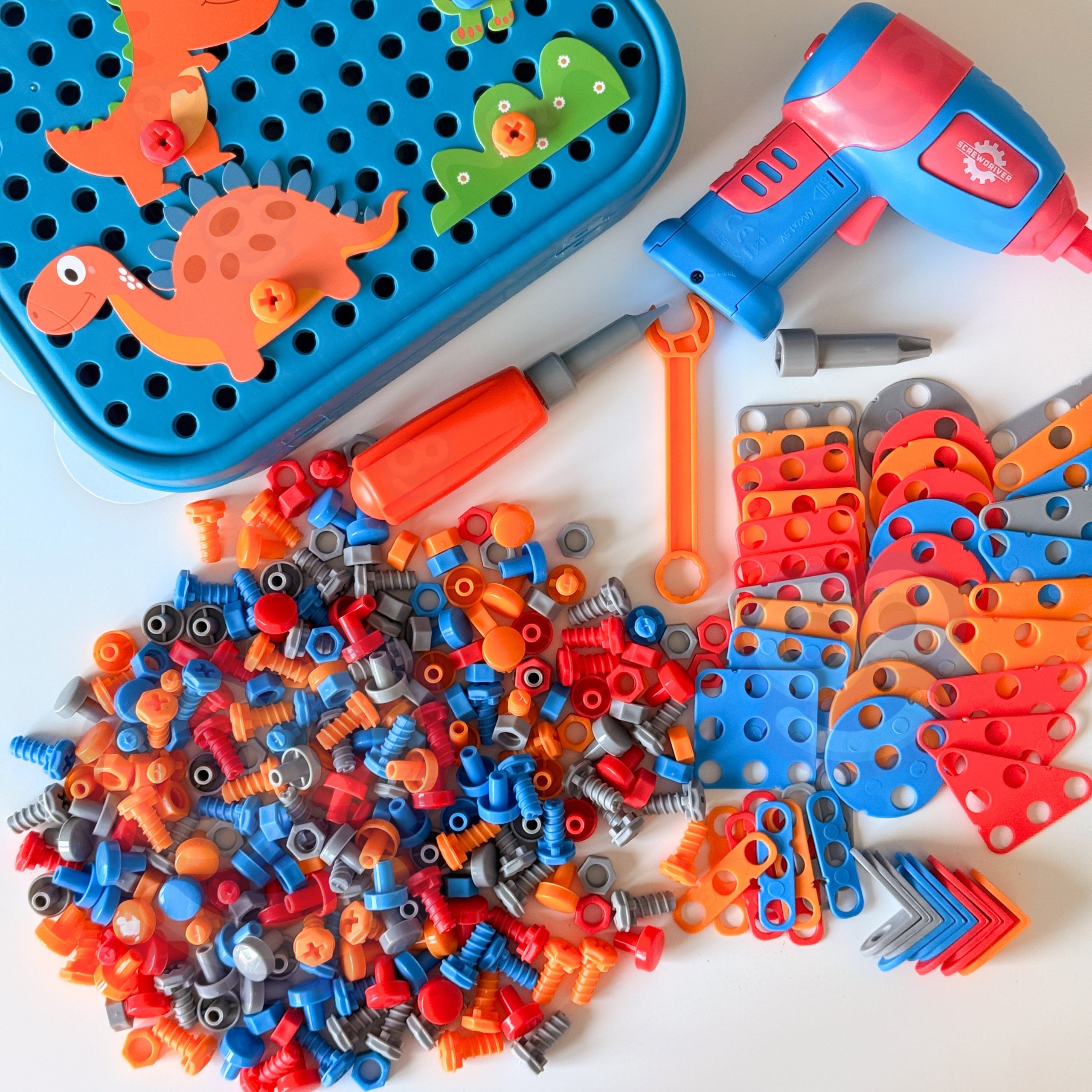 WOOPIE DIY Set Dinosaur Blocks Screws - Slika 3