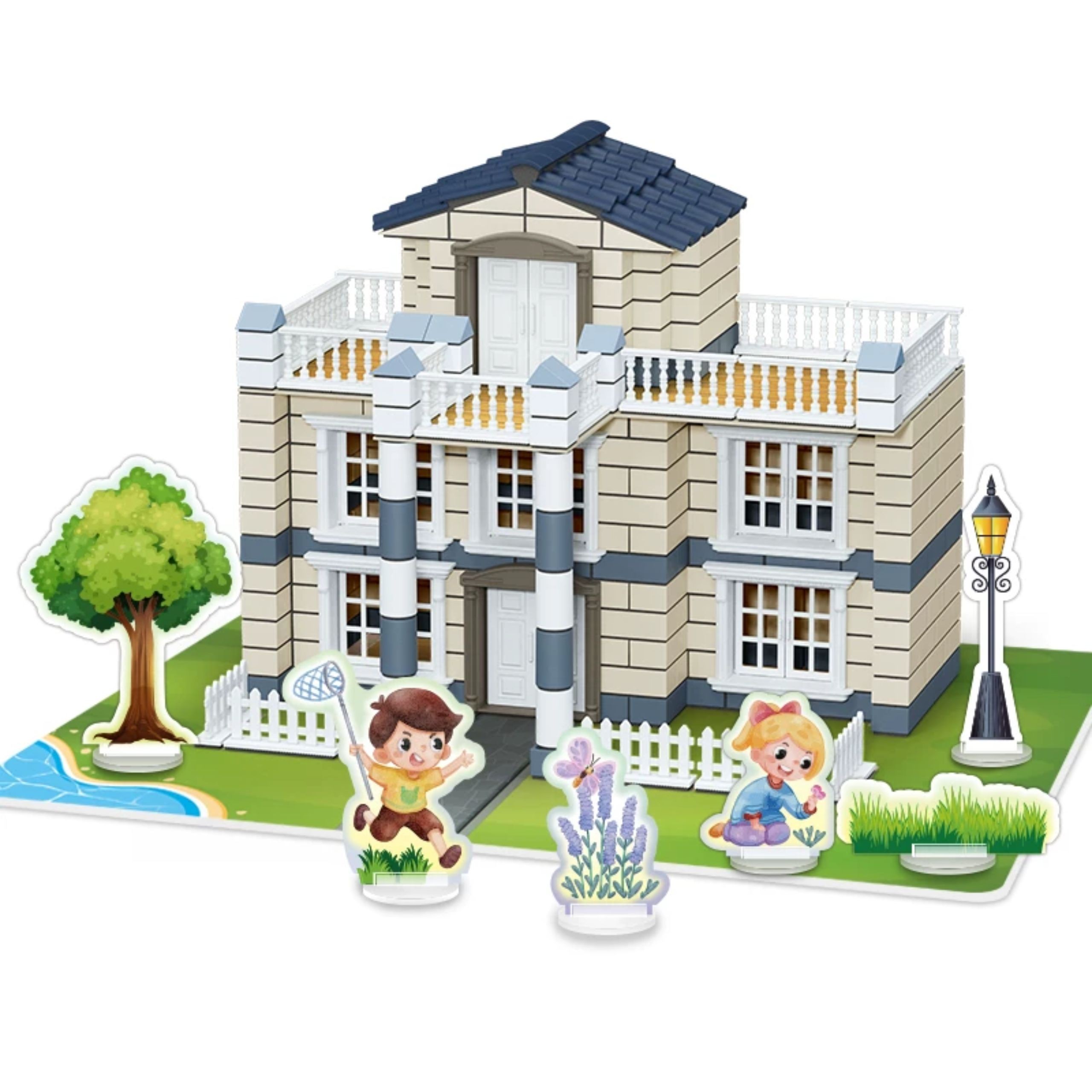 WOOPIE Construction Set Building with Bricks Residence Dream House 311 pcs Bricks - Slika 3