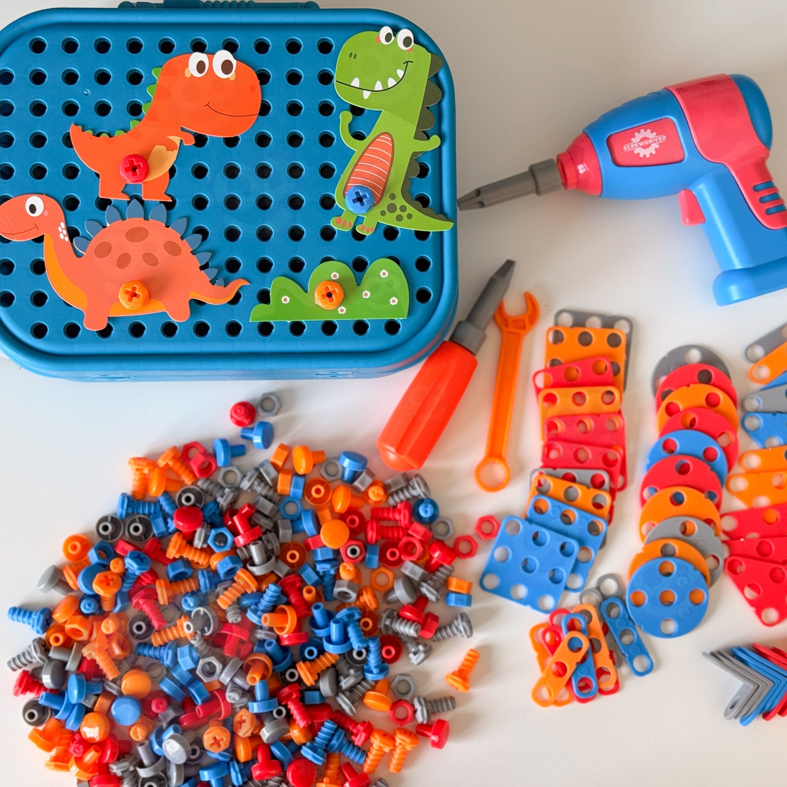 WOOPIE DIY Set Dinosaur Blocks Screws - Slika 5
