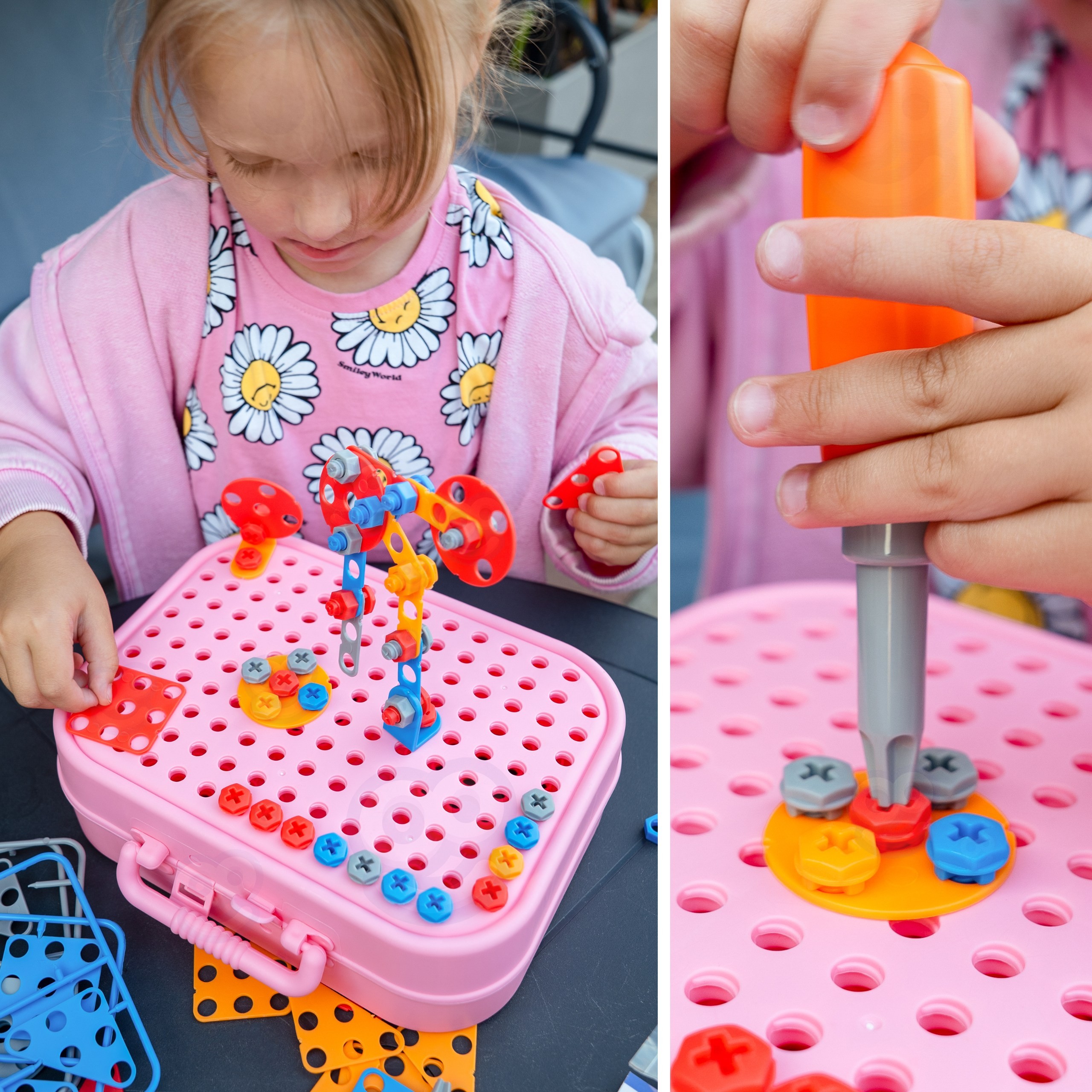 WOOPIE DIY Set Dinosaur Blocks Screws - Slika 8