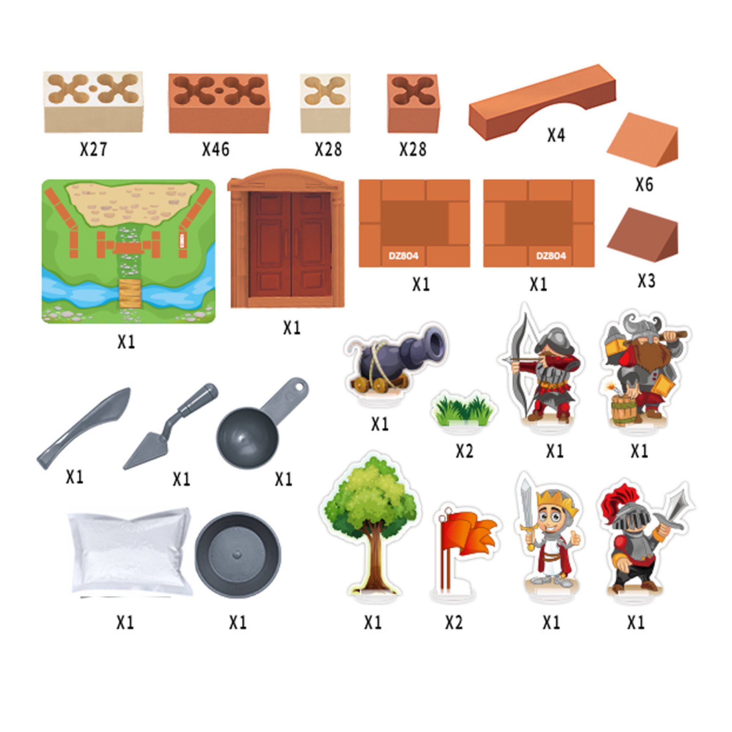 WOOPIE Castle Construction Set 273 pcs. - Slika 4