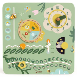 CLASSIC WORLD drveni Manipulative ploča “My First Calendar” Clock za djecu
