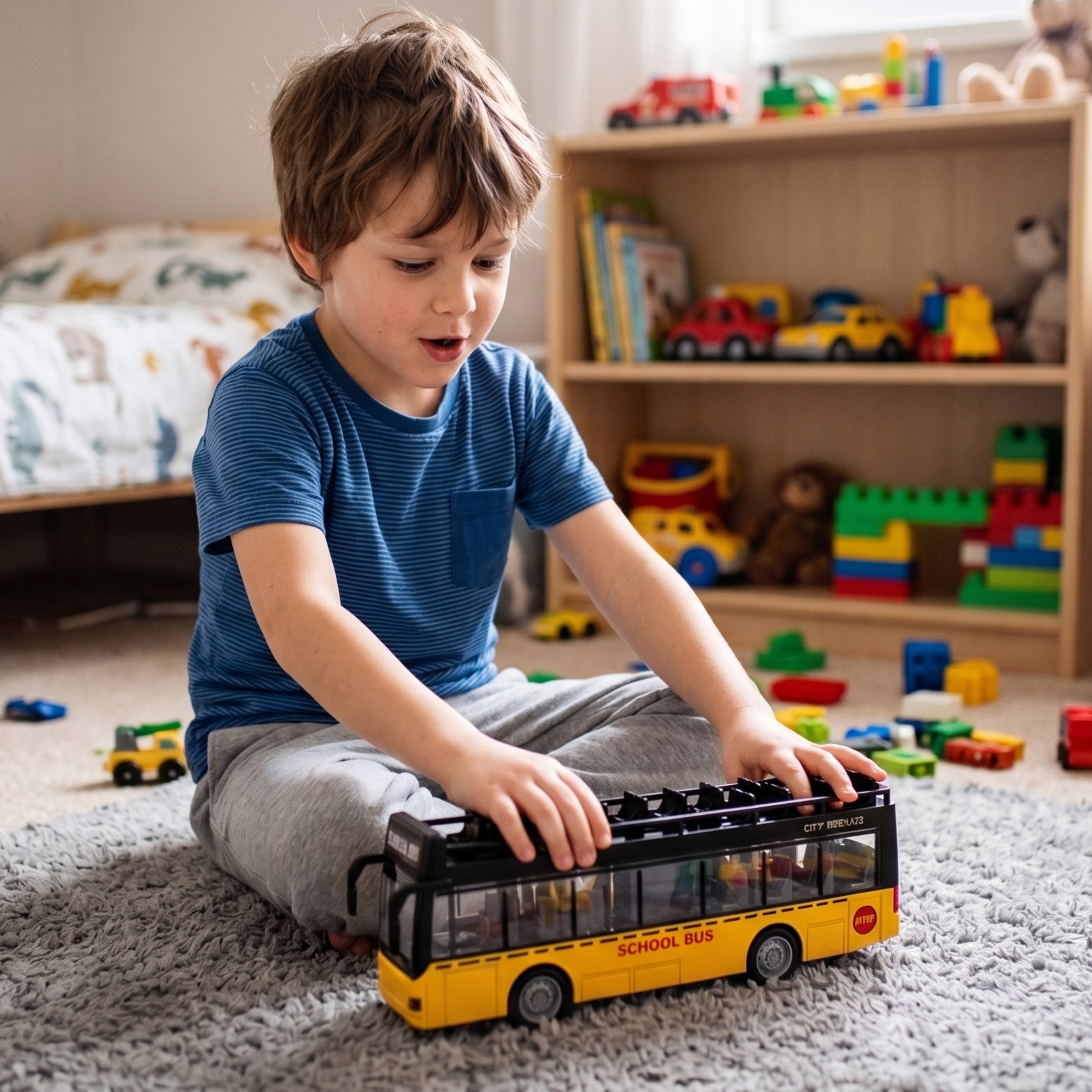 WOOPIE Bus with Lights and Opening Doors - Slika 3